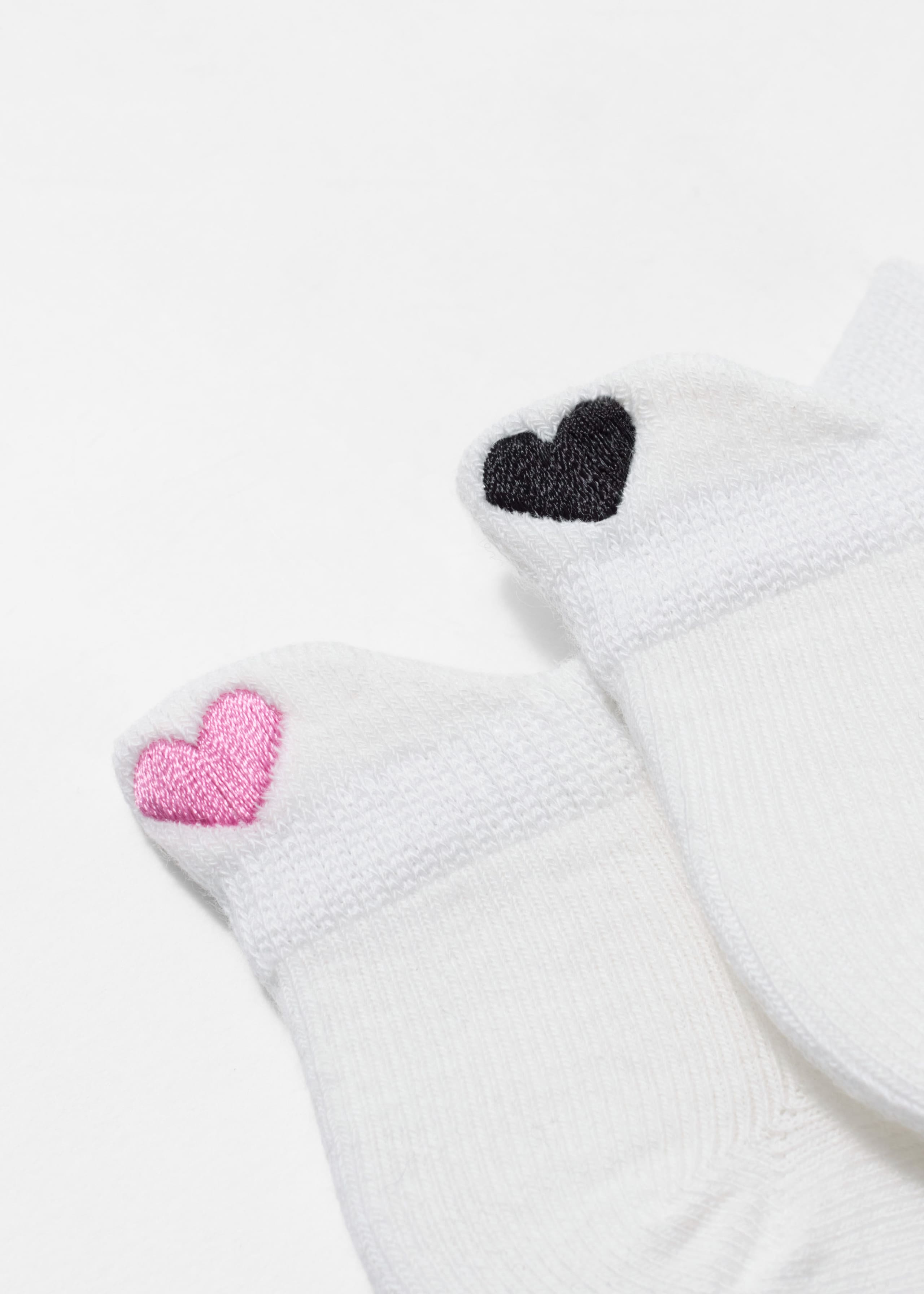 Image of 2-pack Embroidered Ankle Socks