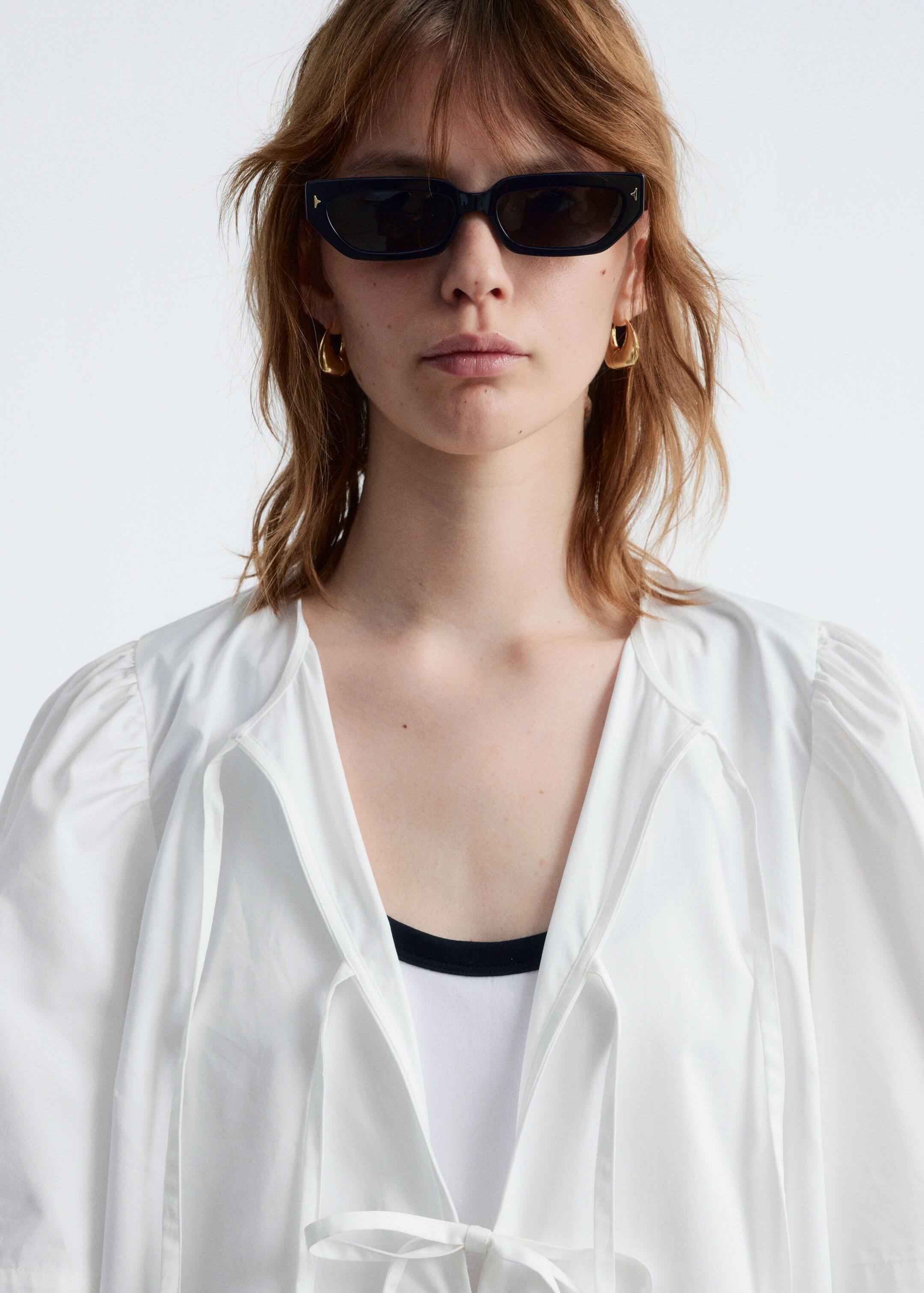 Grotere afbeelding bekijken: Mini-jurk met peplum - Wit - DAMES | H&M NL 2