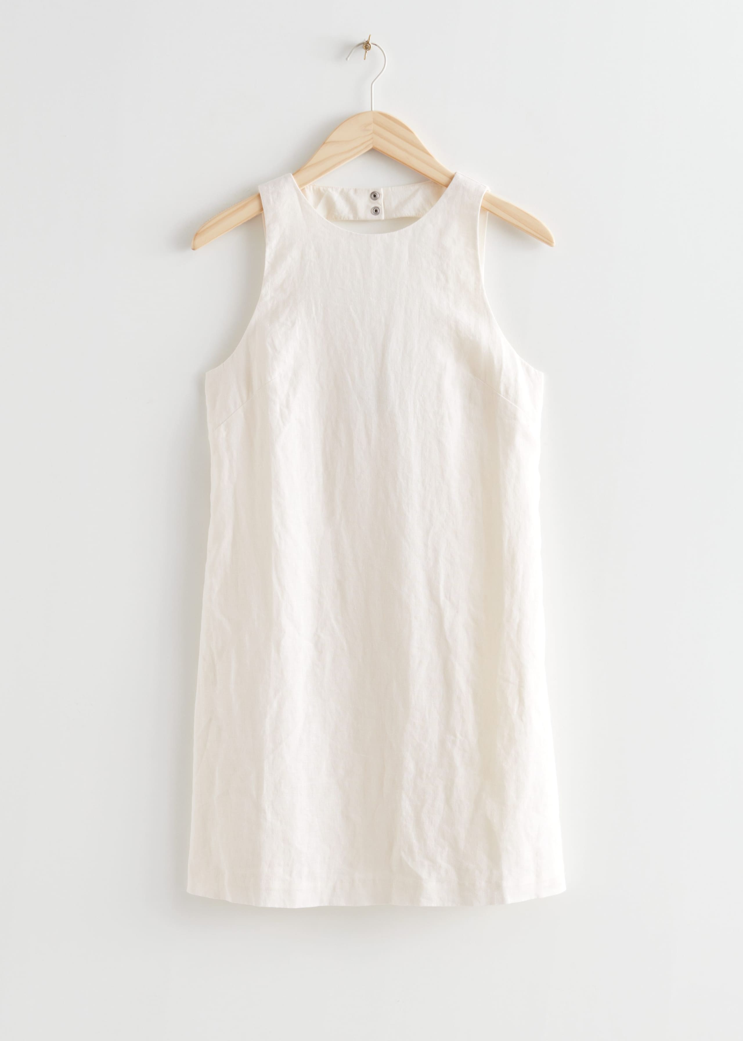 Sleeveless Open Back Mini Dress - Black - Bodegón