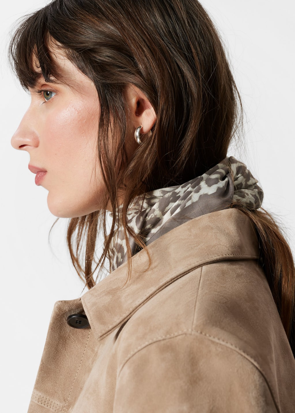 Image of Leopard-Print Scarf