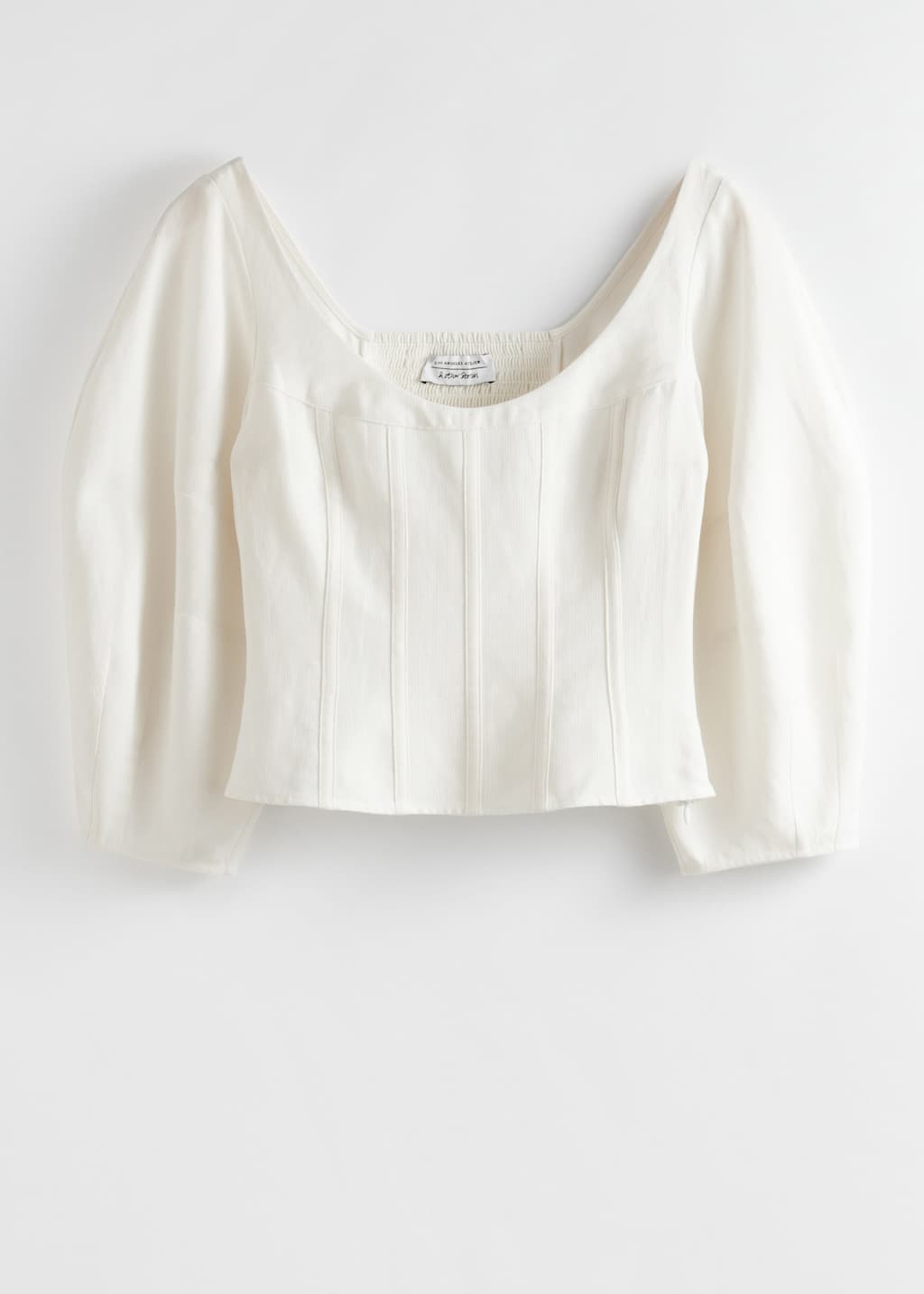 Image of Cropped Corset Blouse