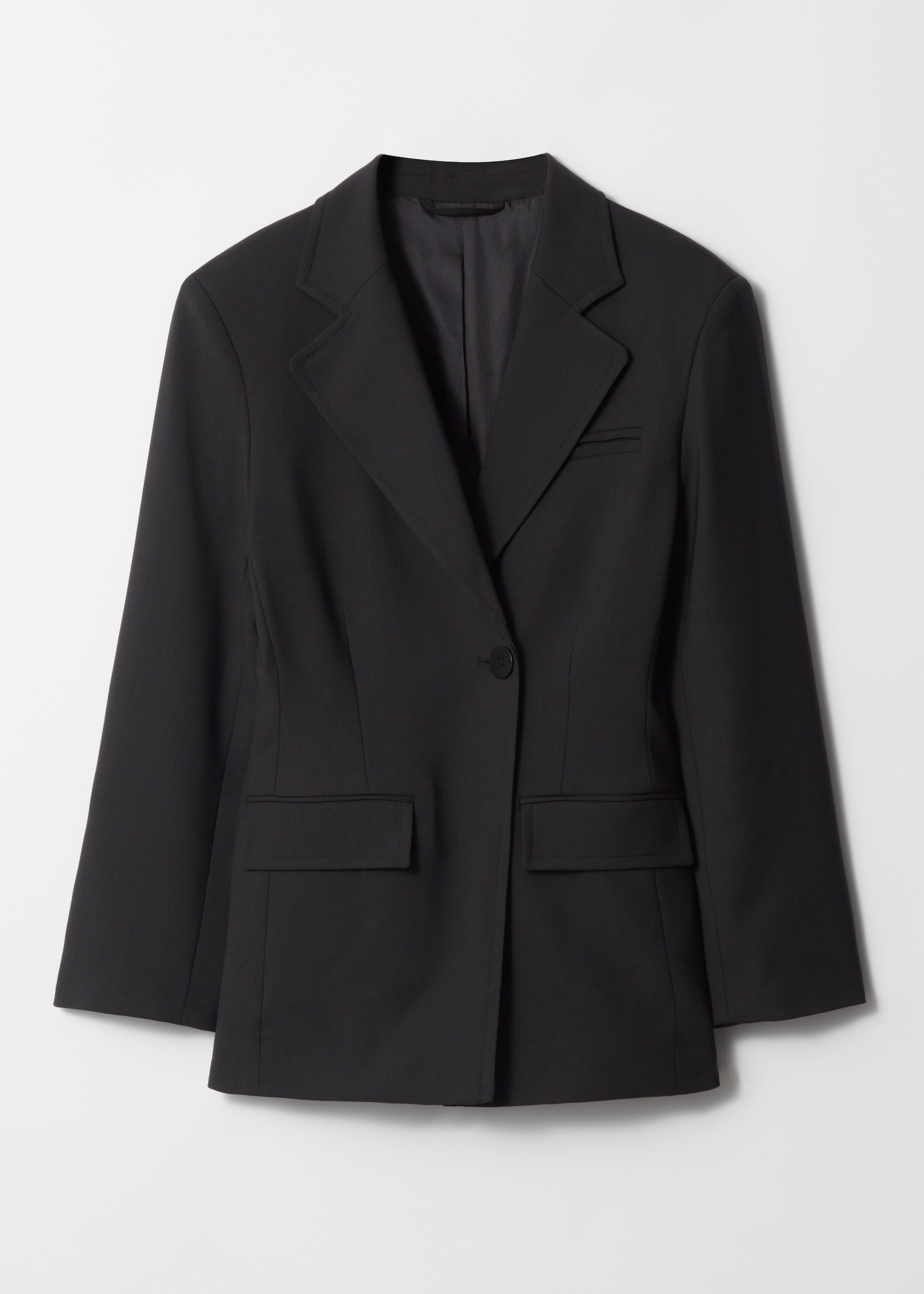 Ingrandisci l'immagine: Waisted Blazer - Black - DONNA | H&M CH 1