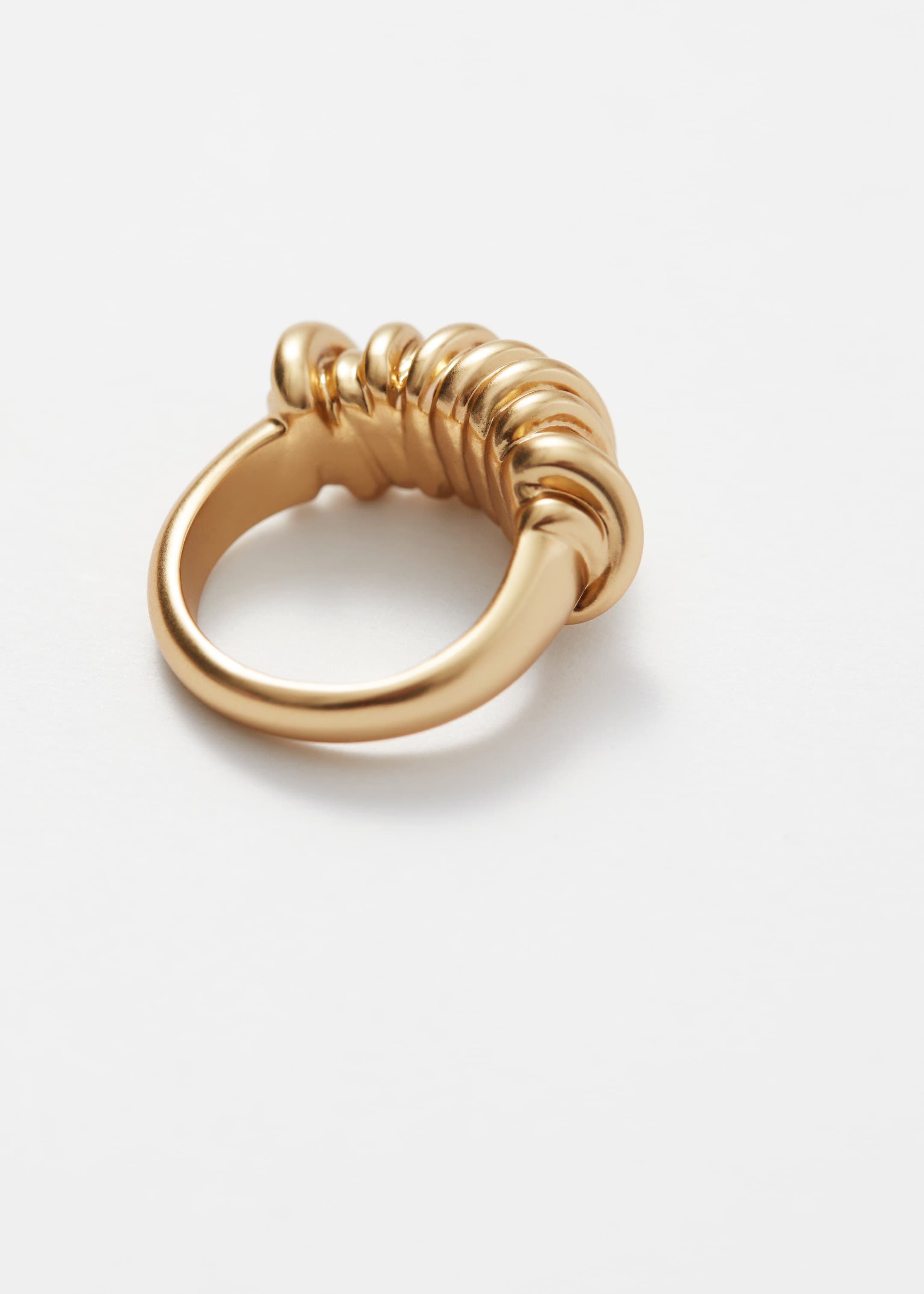 Grotere afbeelding bekijken: Ring met gelaagd draad - Goudkleurig - DAMES | H&M BE 2