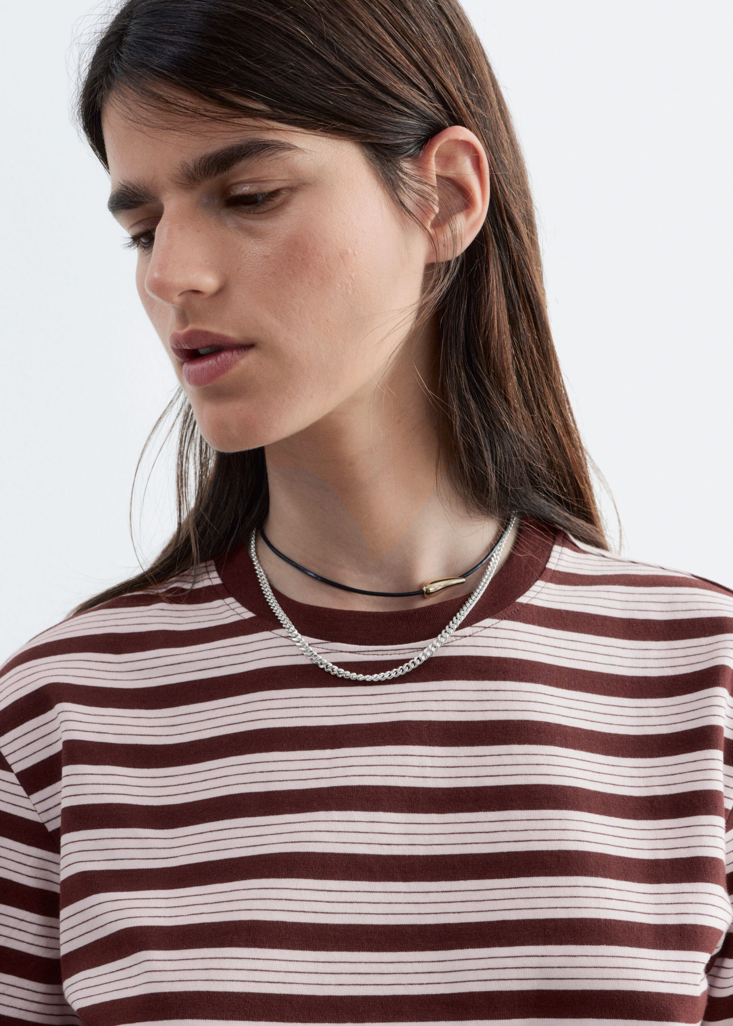 Image of Cotton Crew-Neck T-Shirt