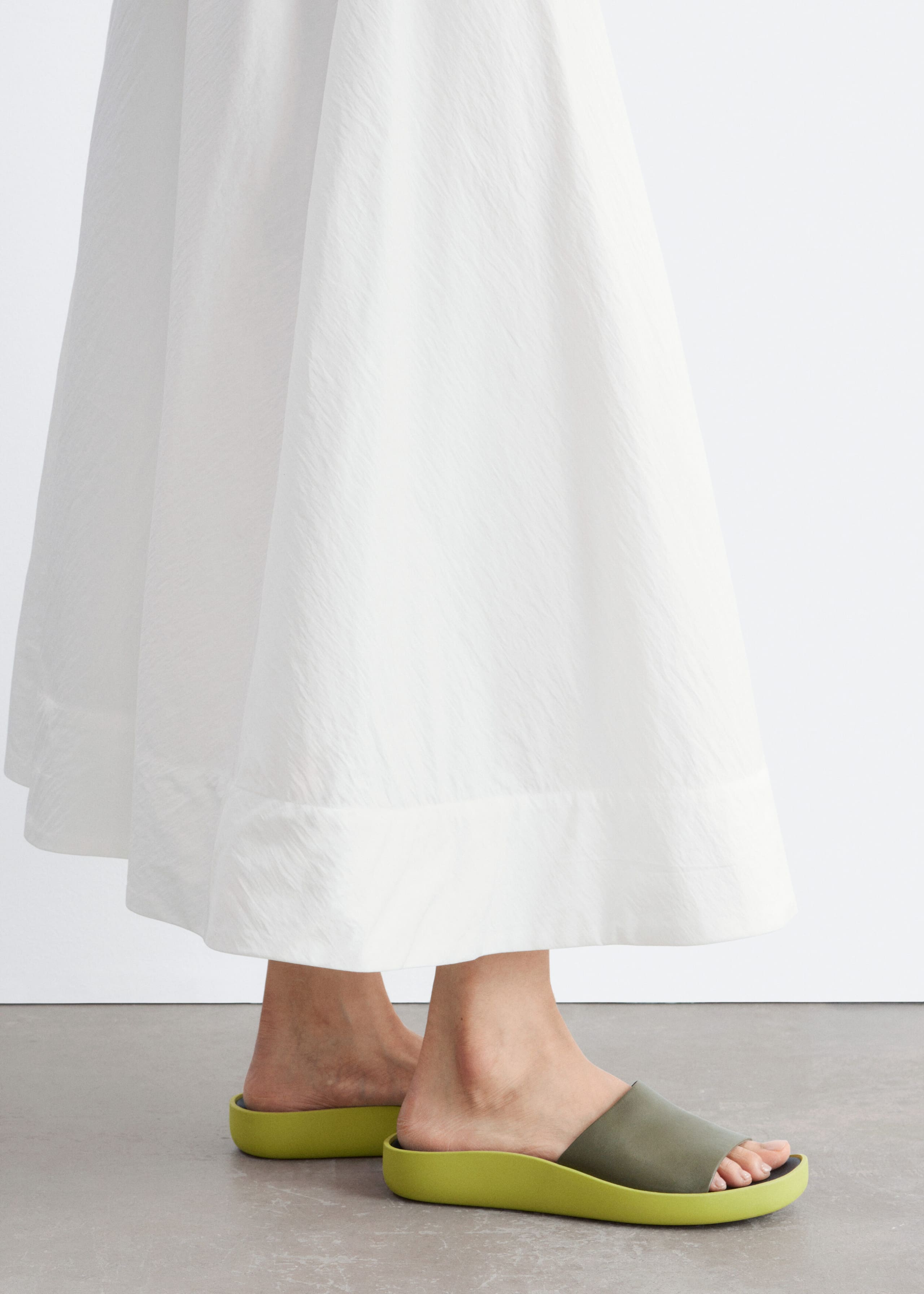 Image of Slip-On Leather Sandals