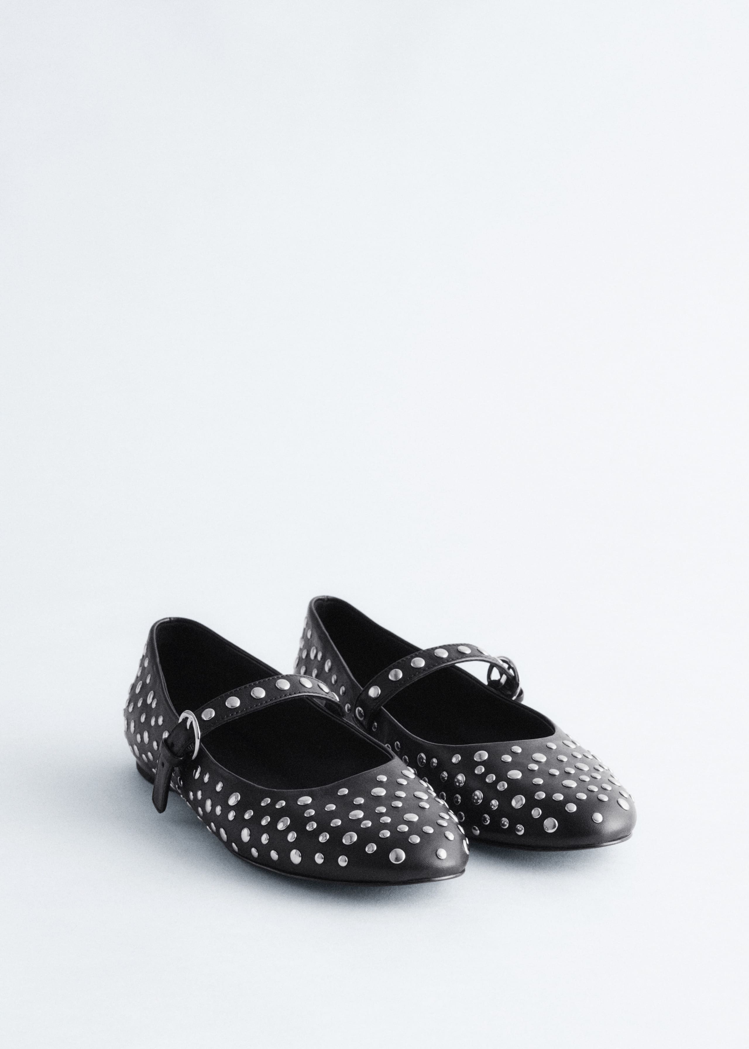 Image of Lederballerinas mit Nieten