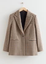 Beige Houndstooth