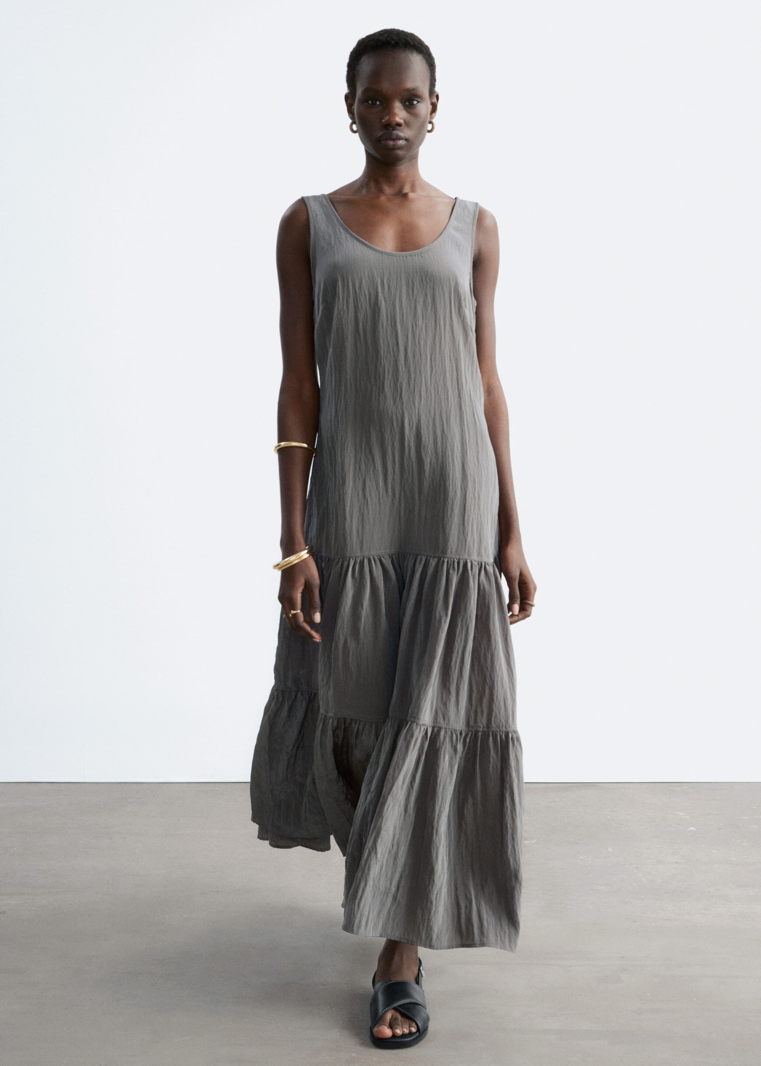 Image of Crossover Leather Sandals