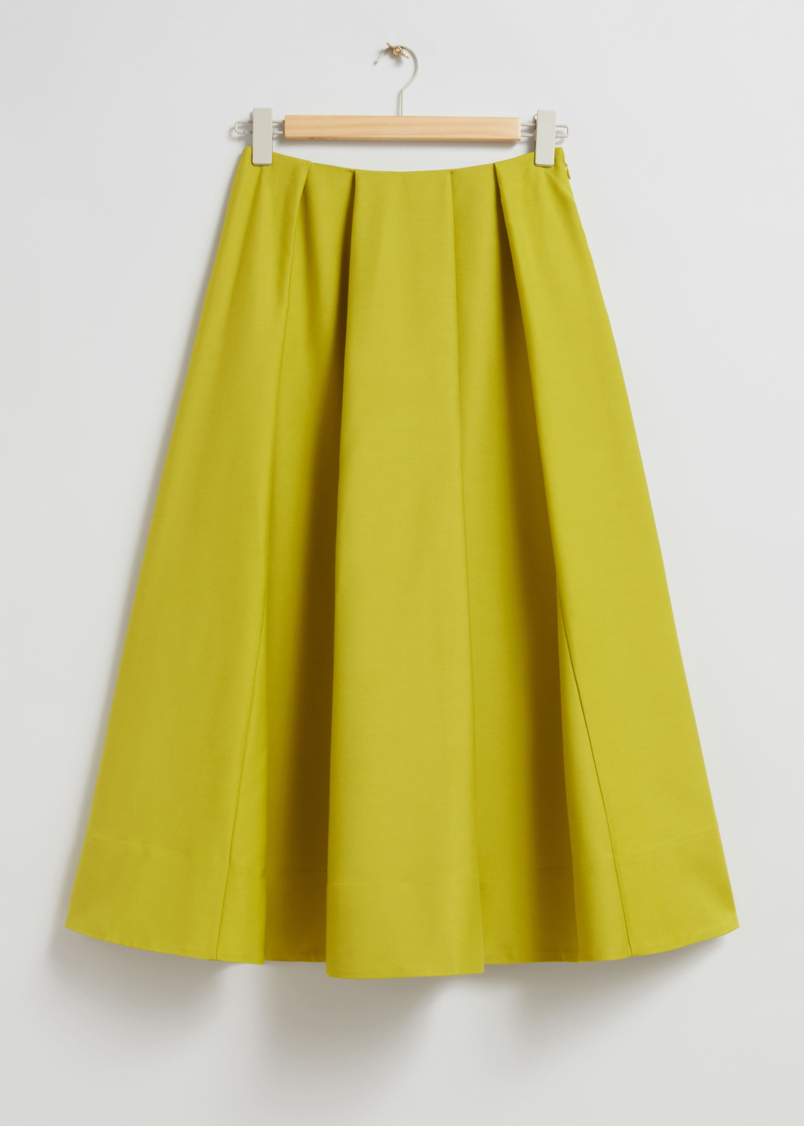 Obszerna spódnica – Jasnozielony – Martwa natura