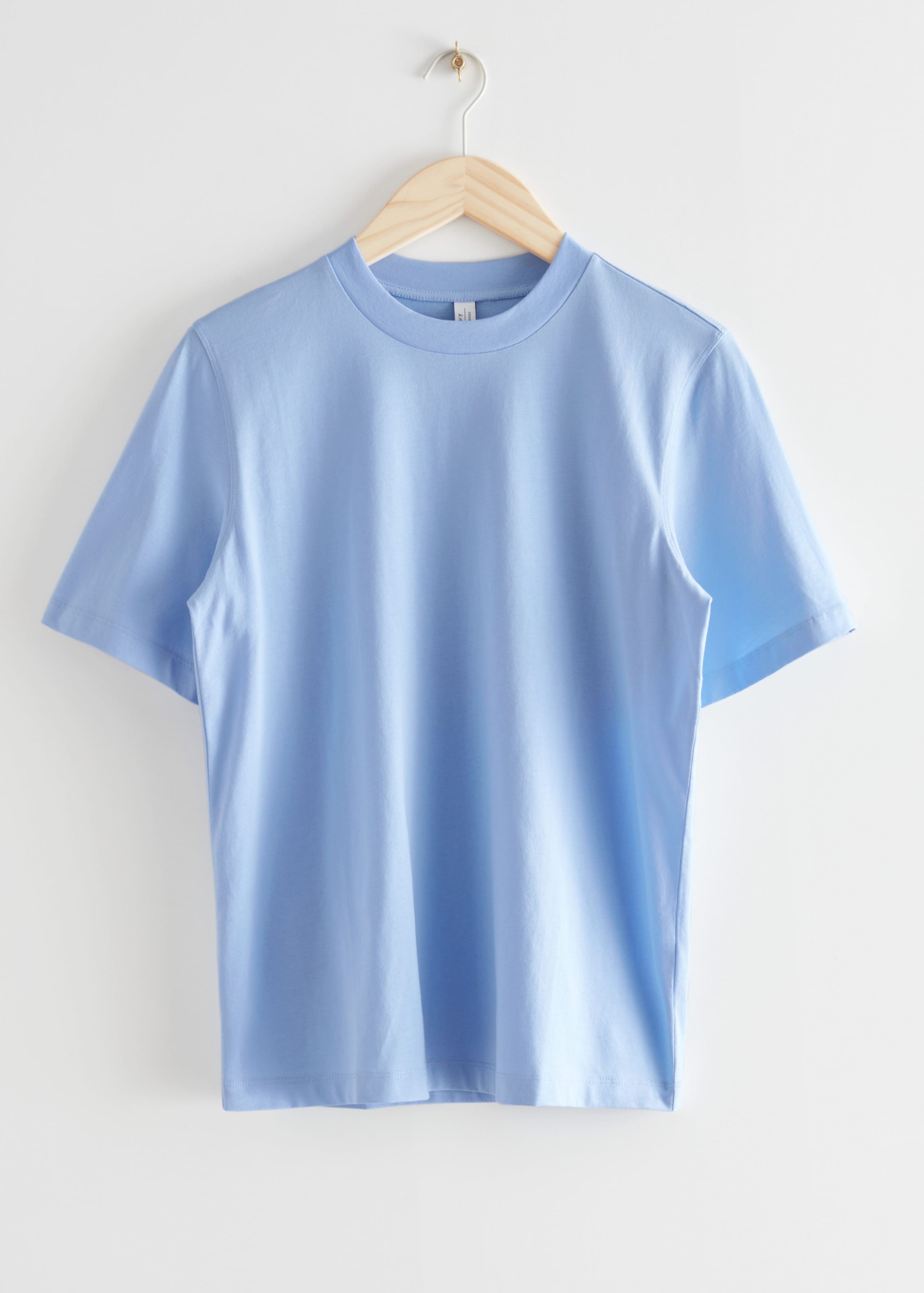 WideSleeveCrewneckT-Shirt - Blue - Bodegón