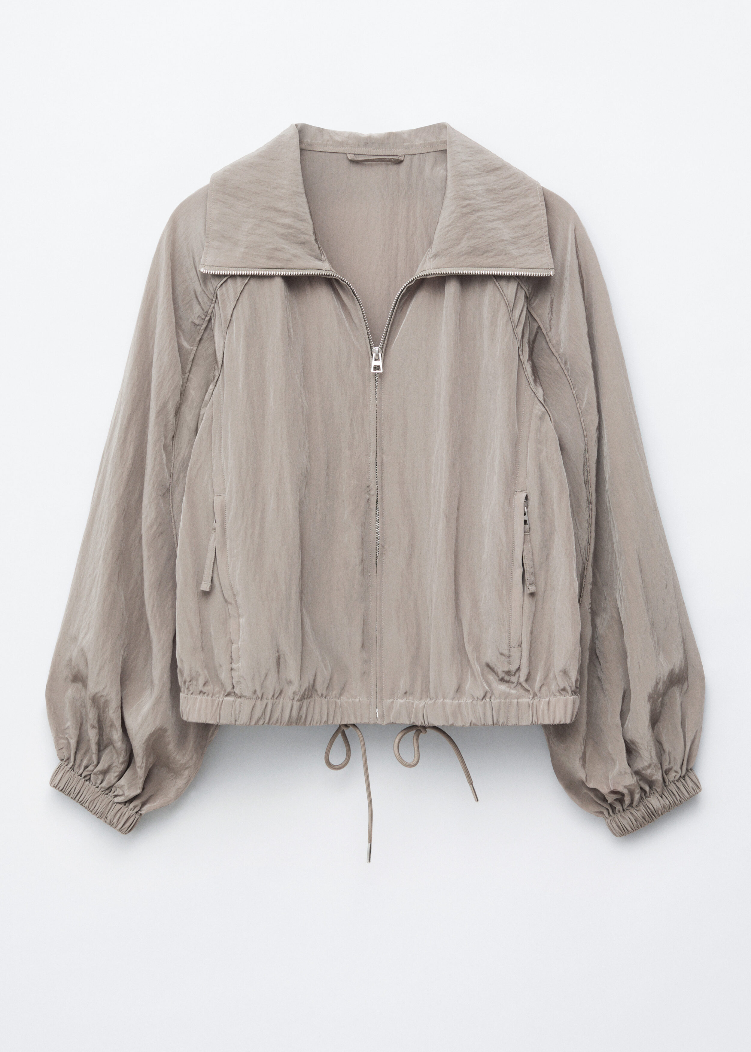 Cropped Wool Bomber Jacket - Lilac - & Other Stories US