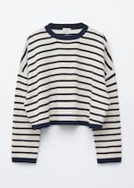 White/Blue Stripes