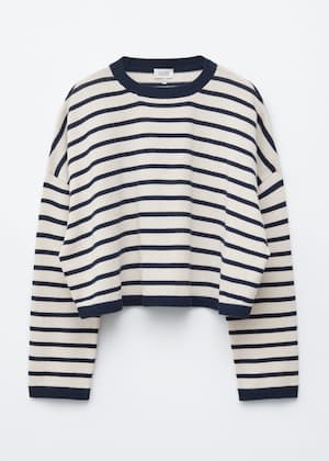 White/Blue Stripes