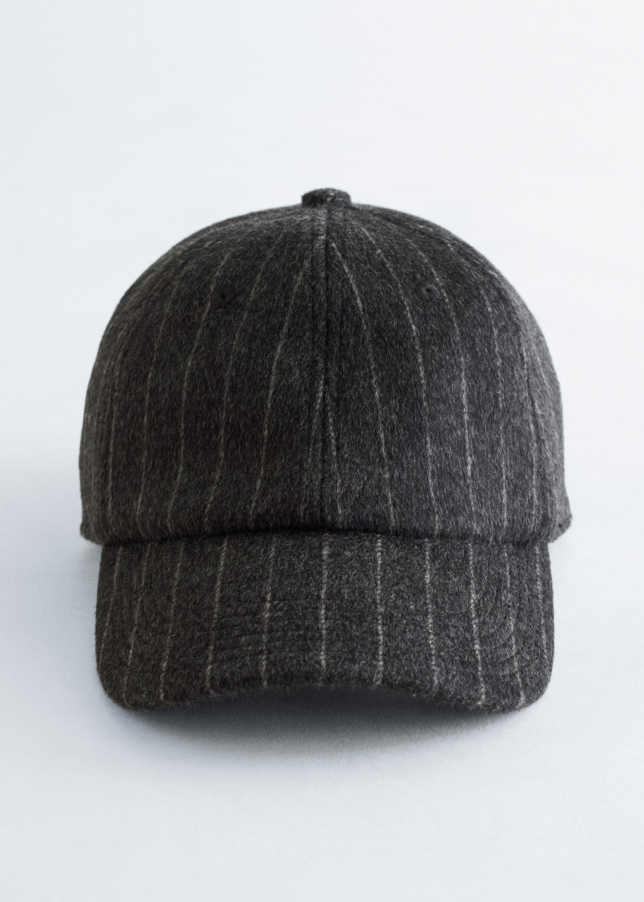 Image of Gorra de béisbol en mezcla de lana afieltrada