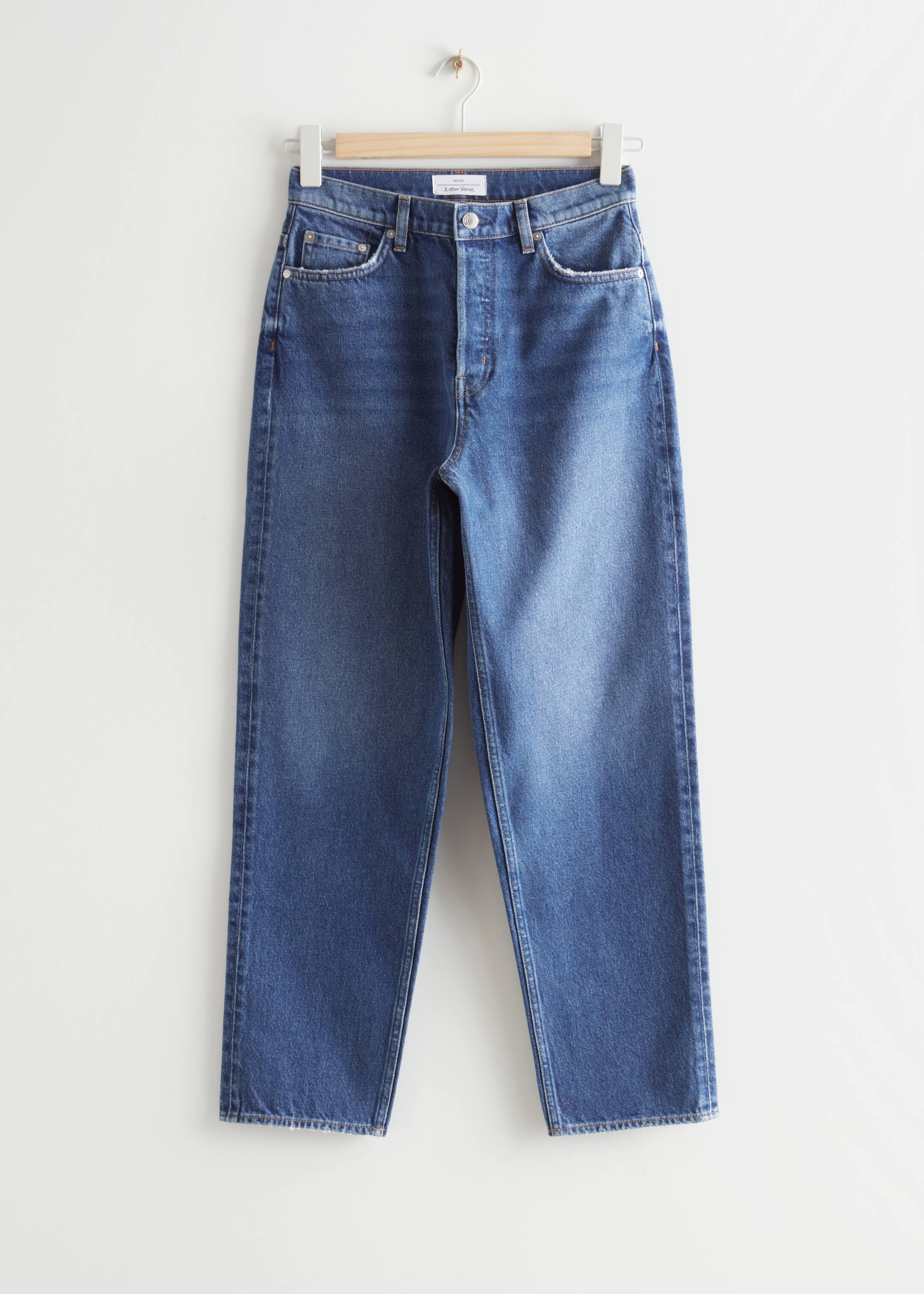 Agrandir l'image: Jean fuselé à taille haute - Bleu moyen - FEMME | H&M CH 1