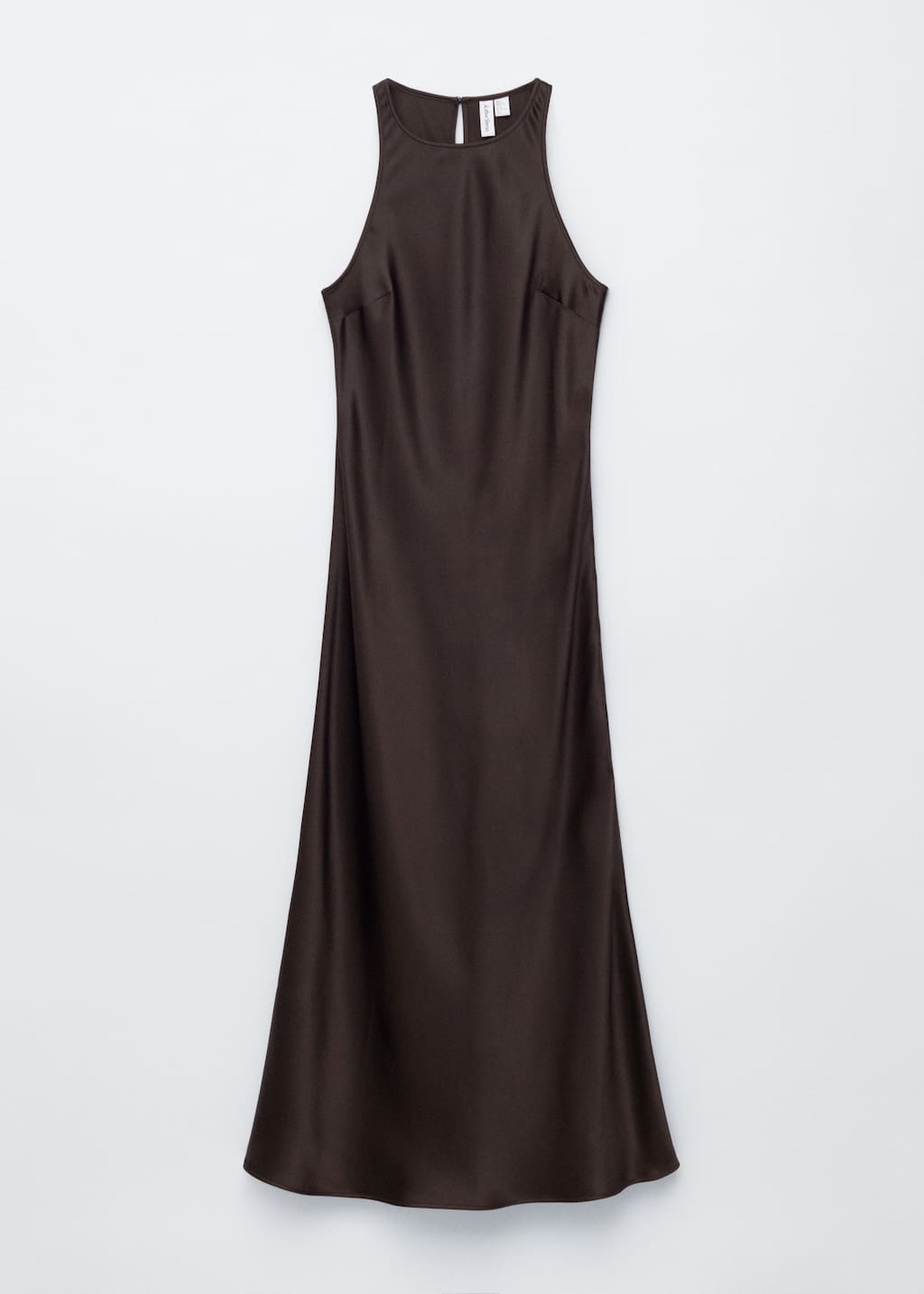 Image of Ärmelloses Midikleid aus Satin