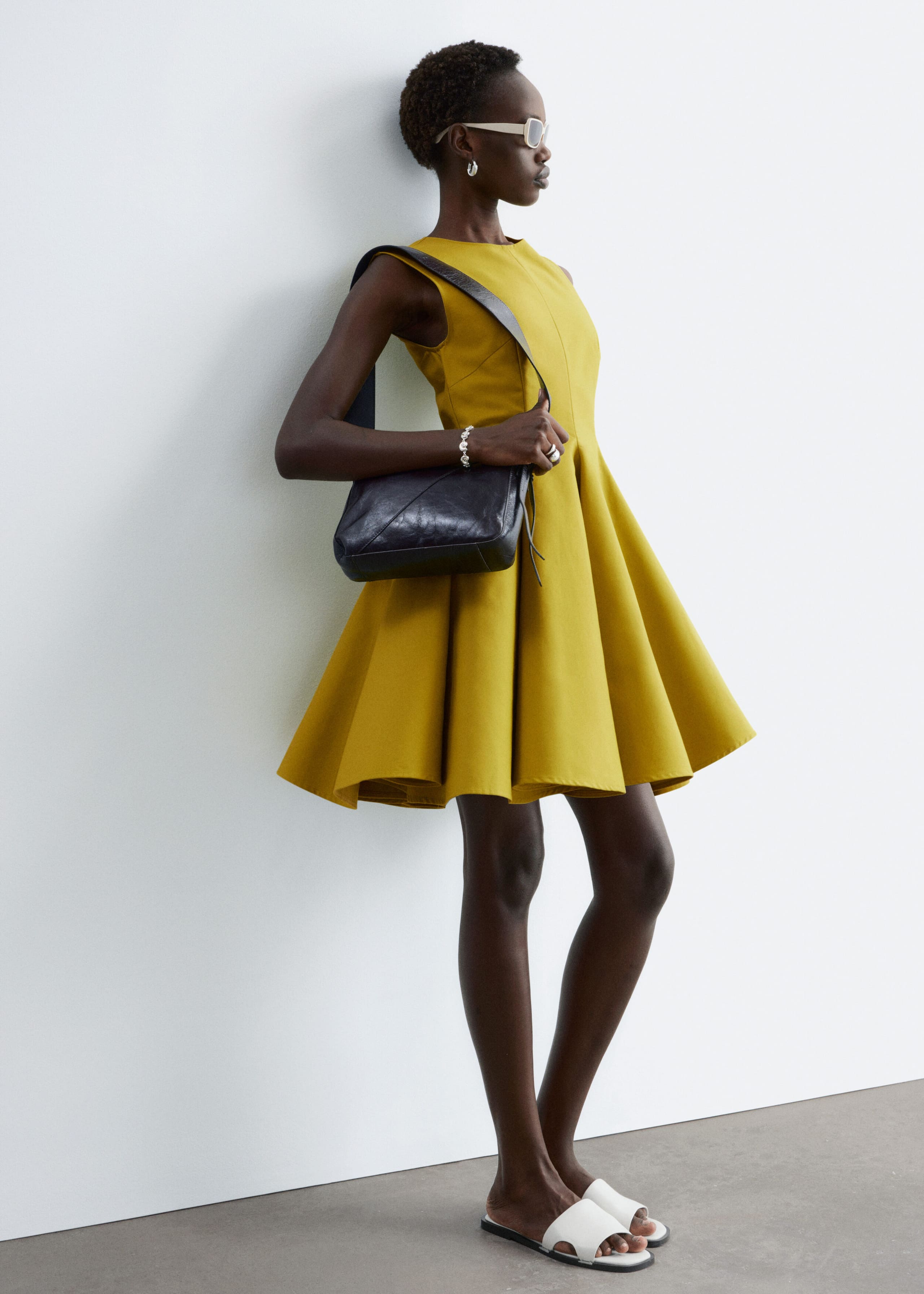 Image of Minikleid mit Falten