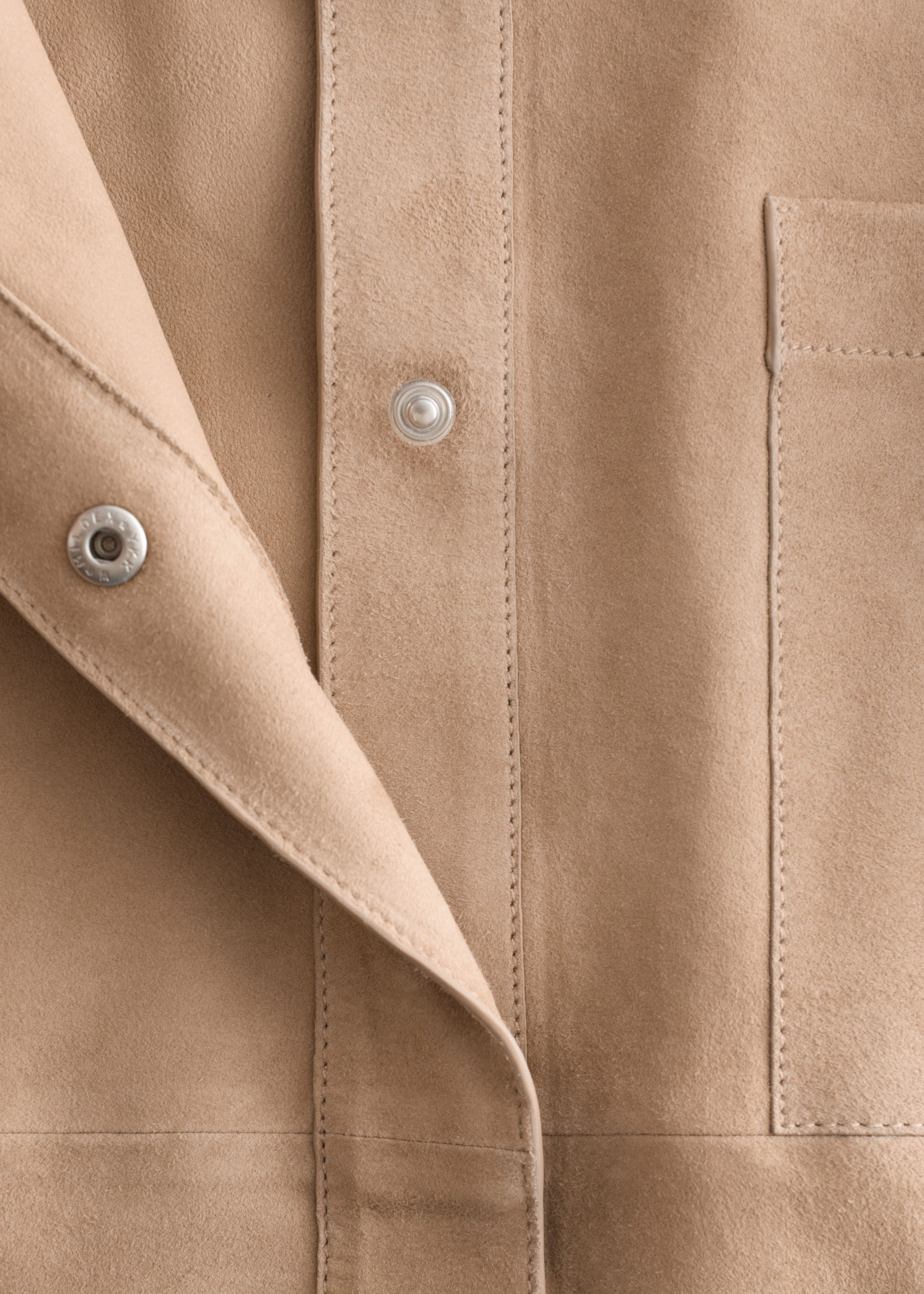 Image of Suede Shirt