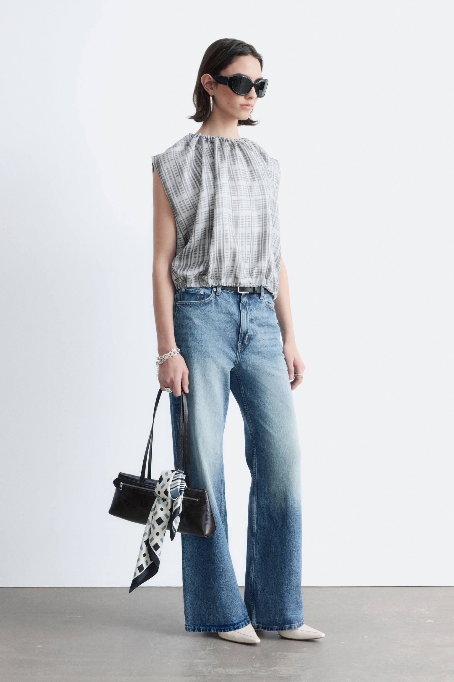 Wide-Leg Jeans - Blauw/Zwart/Donkerblauw/Lichtblauw/Medium blauw/Middenblauwe wassing/Donkerrood - 7