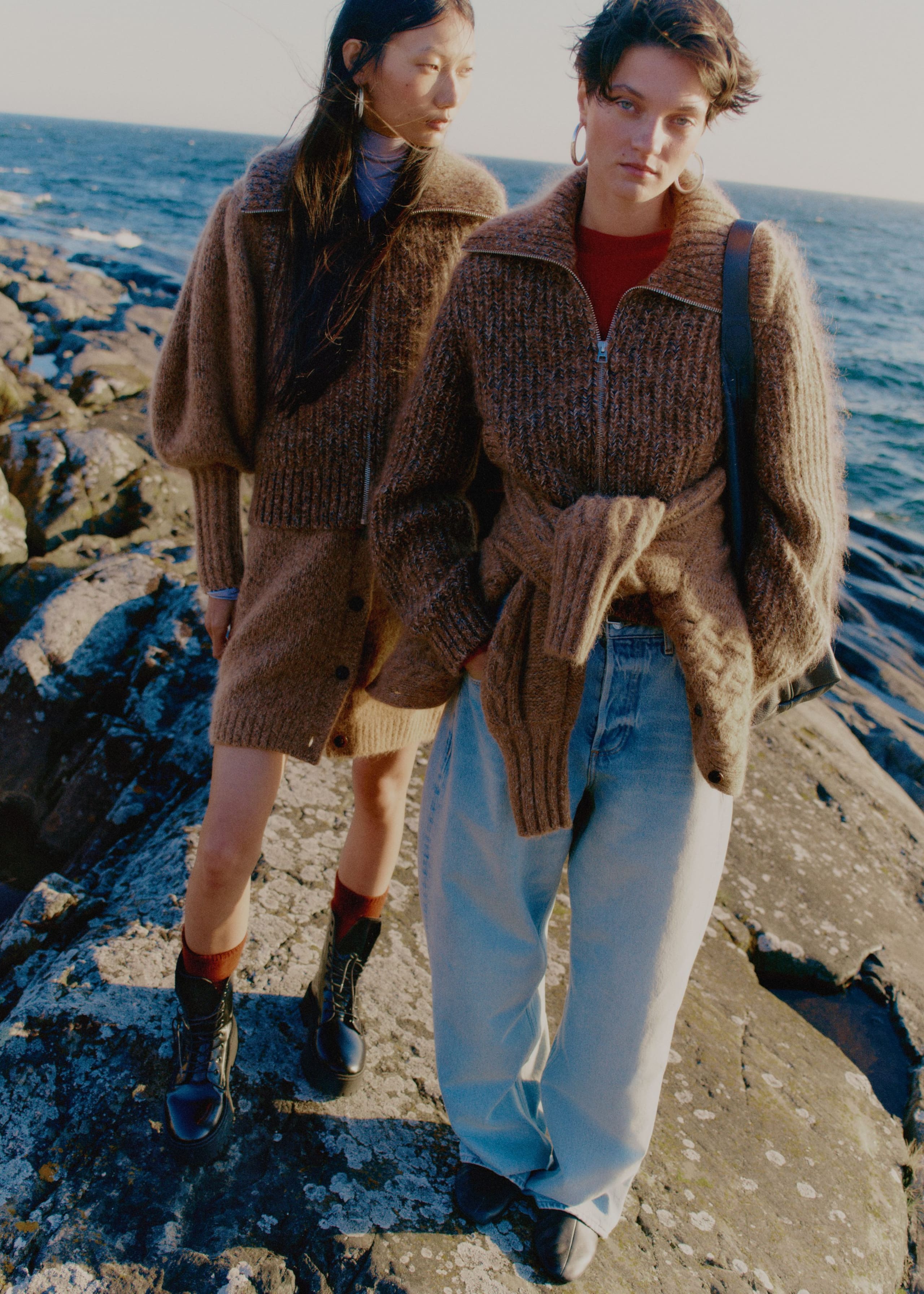 Image of Strickjacke mit Reißverschluss