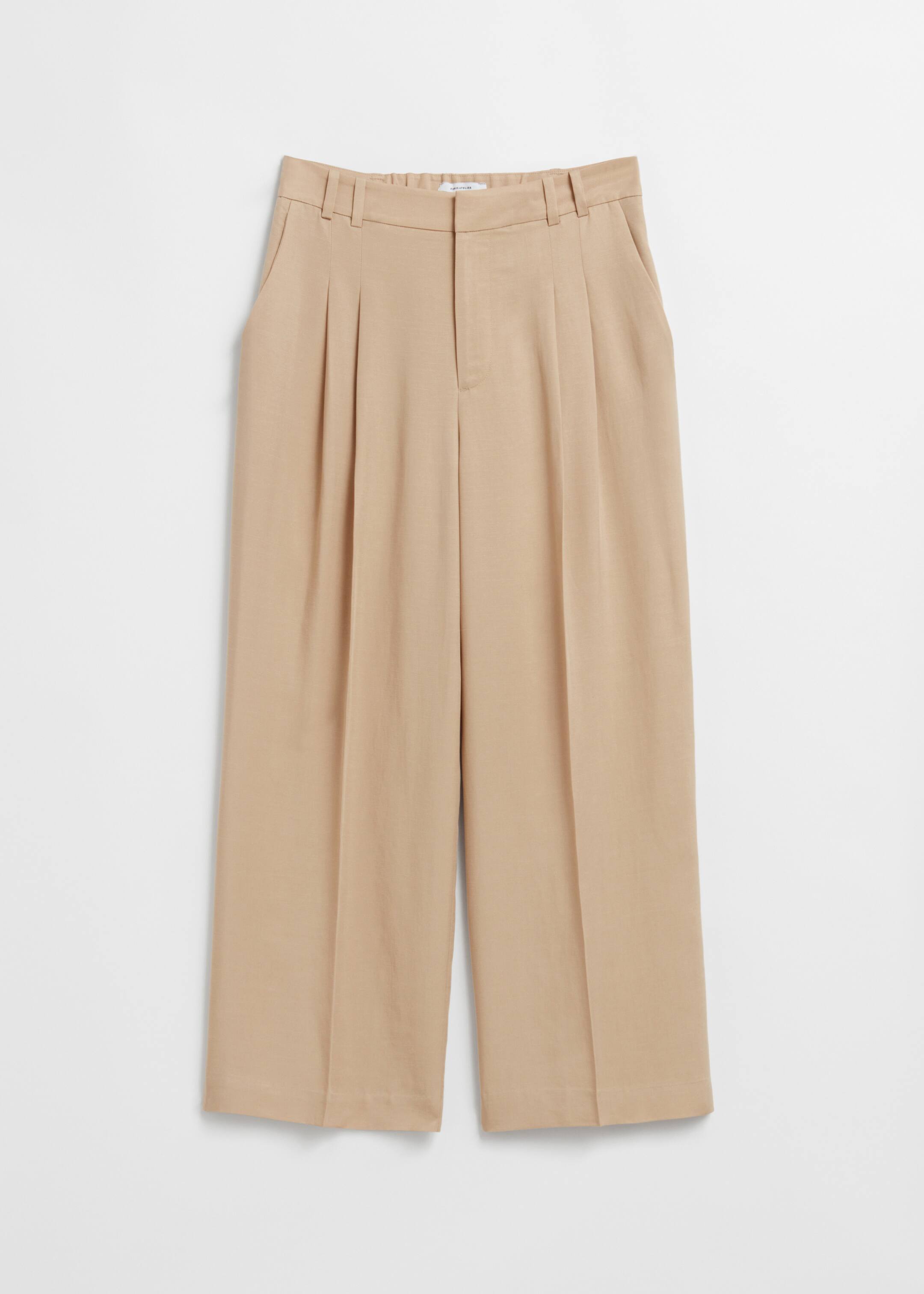 Ingrandisci l'immagine: Tailored High Waist Trousers - Beige - DONNA | H&M CH 4