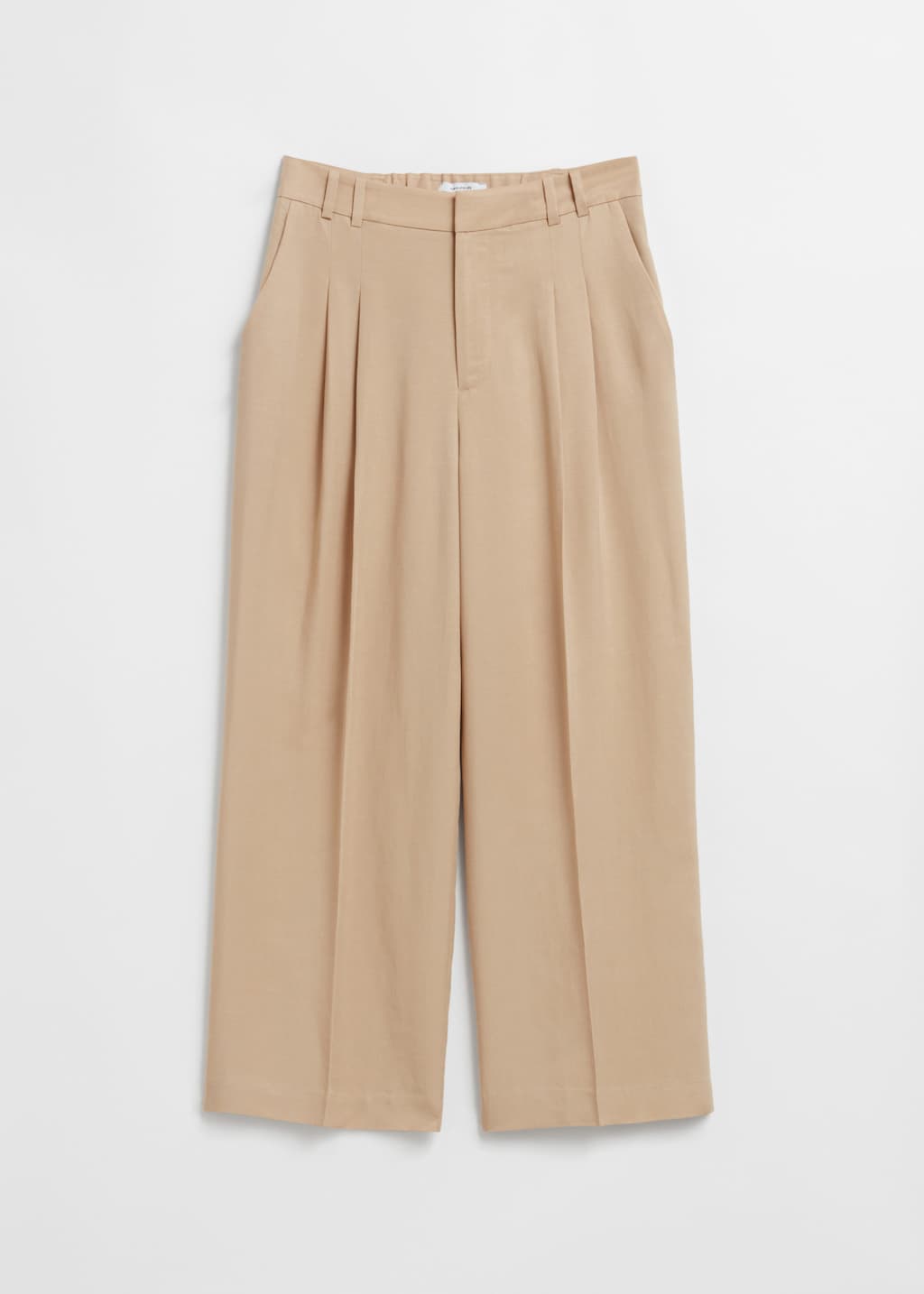 Tailored High Waist Trousers - Beige - Still Life