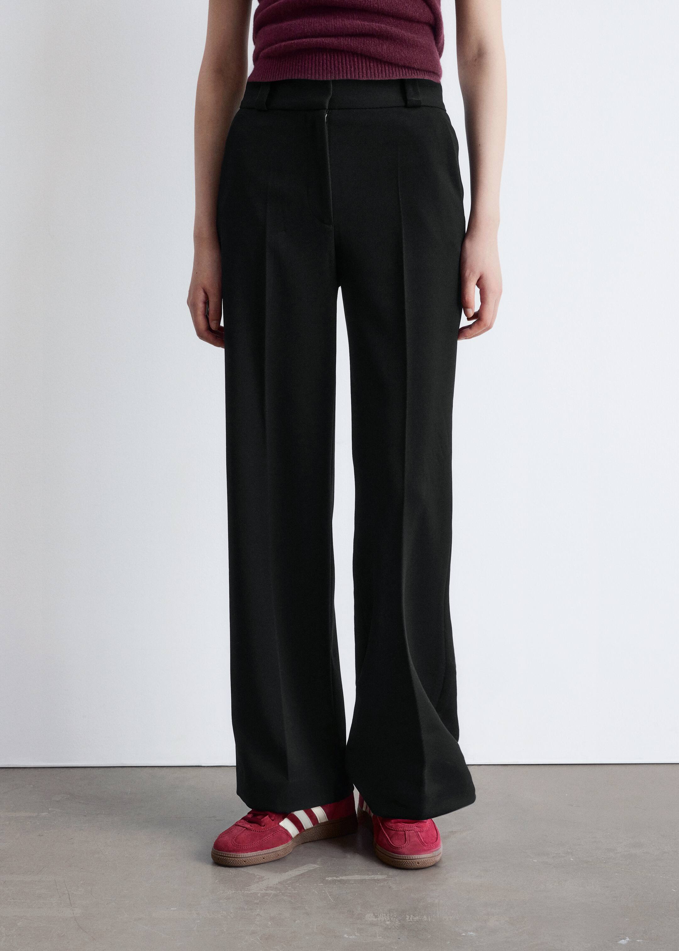 Преглед на по-голямо изображение: Wide Press-Crease Trousers - Черно - ЖЕНИ | H&M BG 2