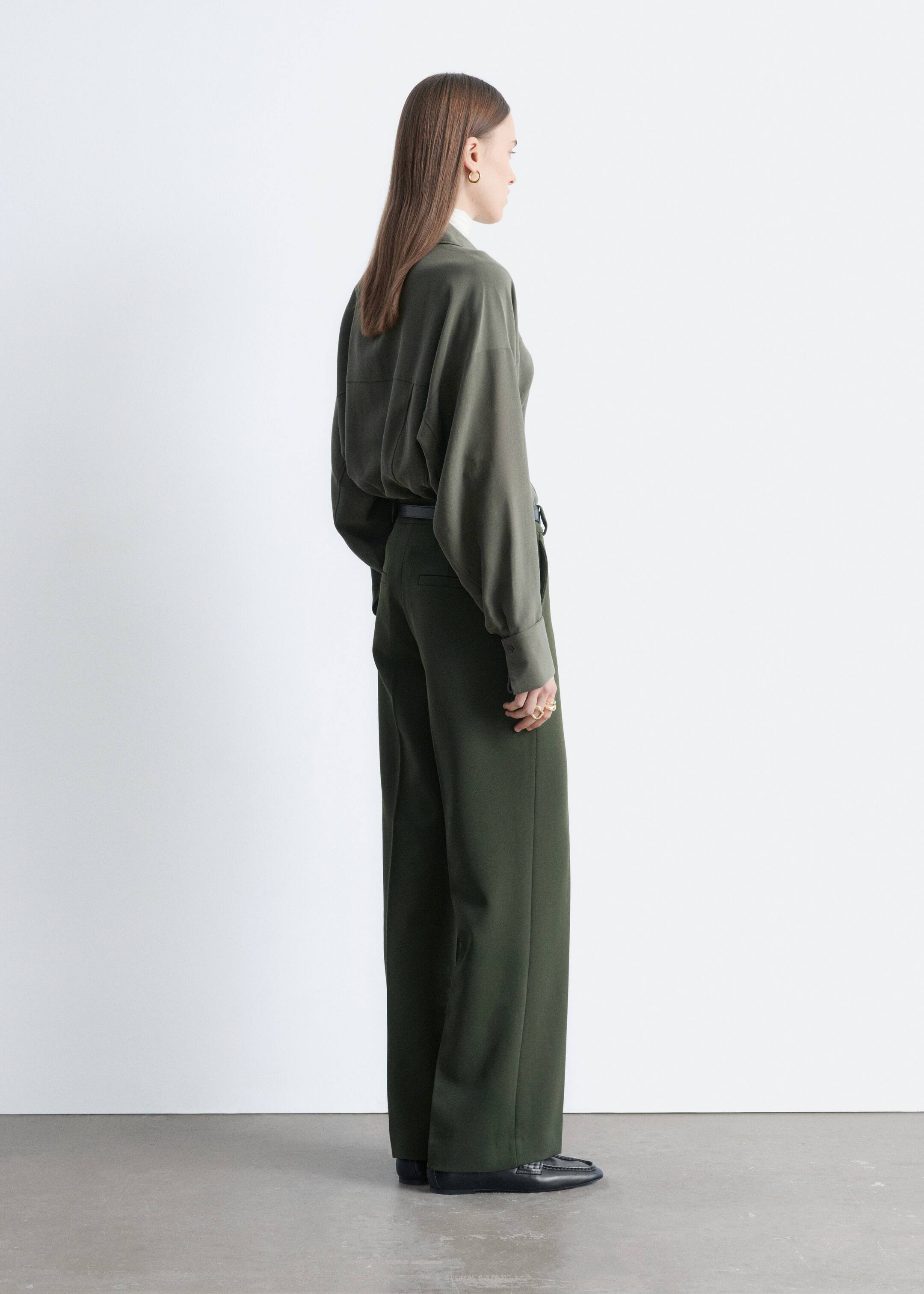 Größeres Bild ansehen: Press-Crease Trousers - Dunkelgrün - Ladies | H&M DE 6