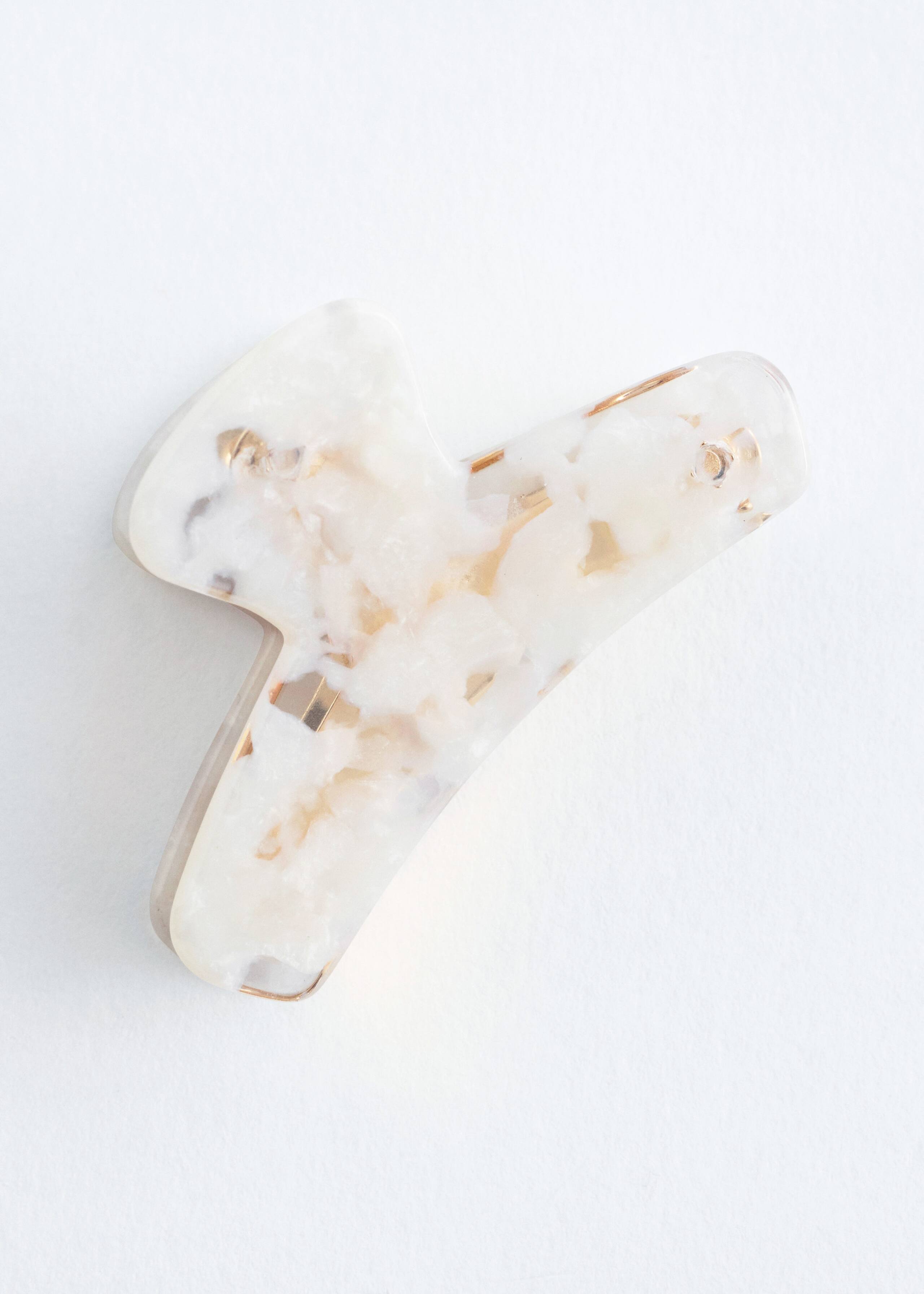 Image of Pinza per capelli in acetato con nuvole