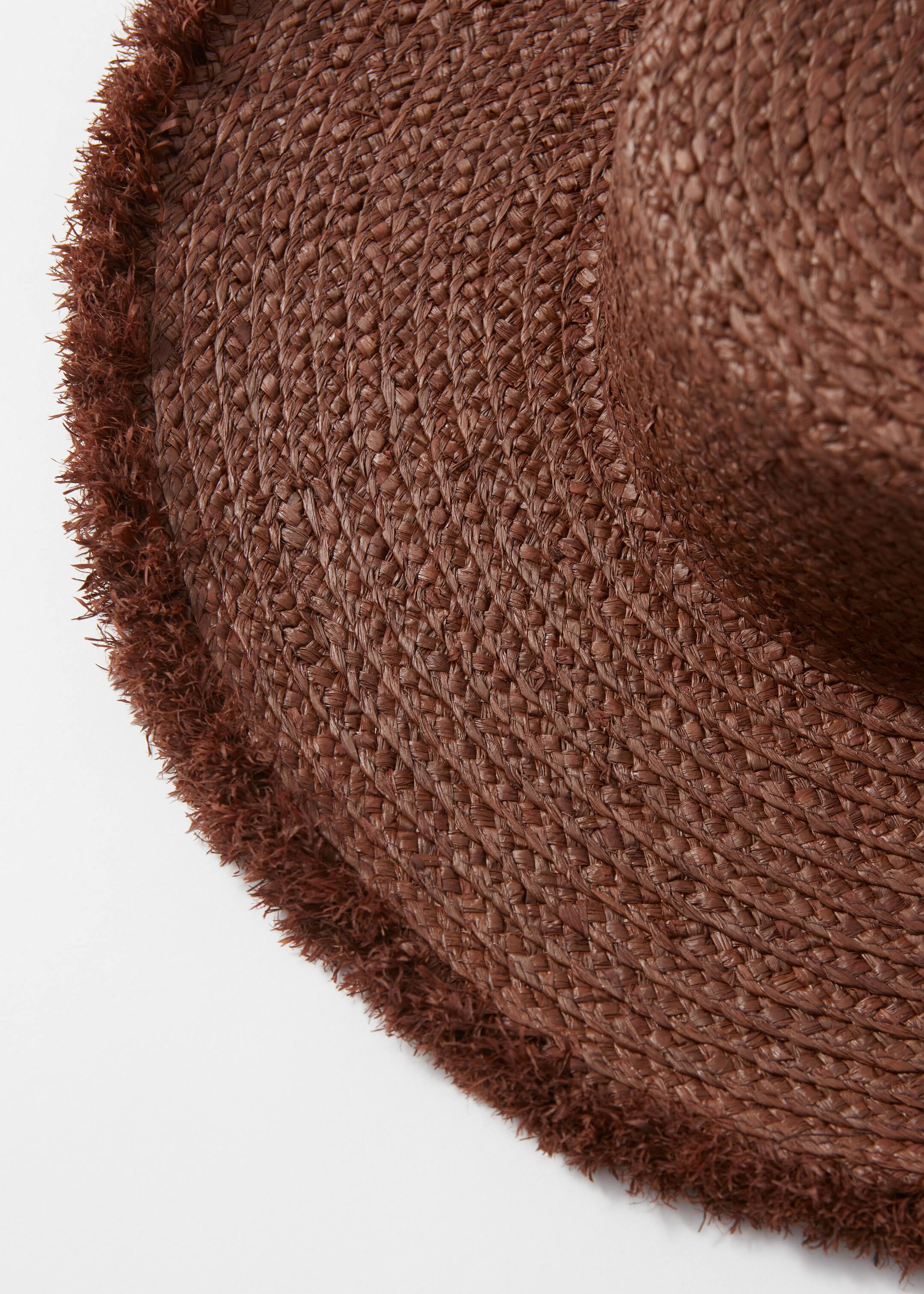 Ver imagen más grande: Sombrero de rafia deshilachado - Marrón oscuro - MUJER | H&M ES 3