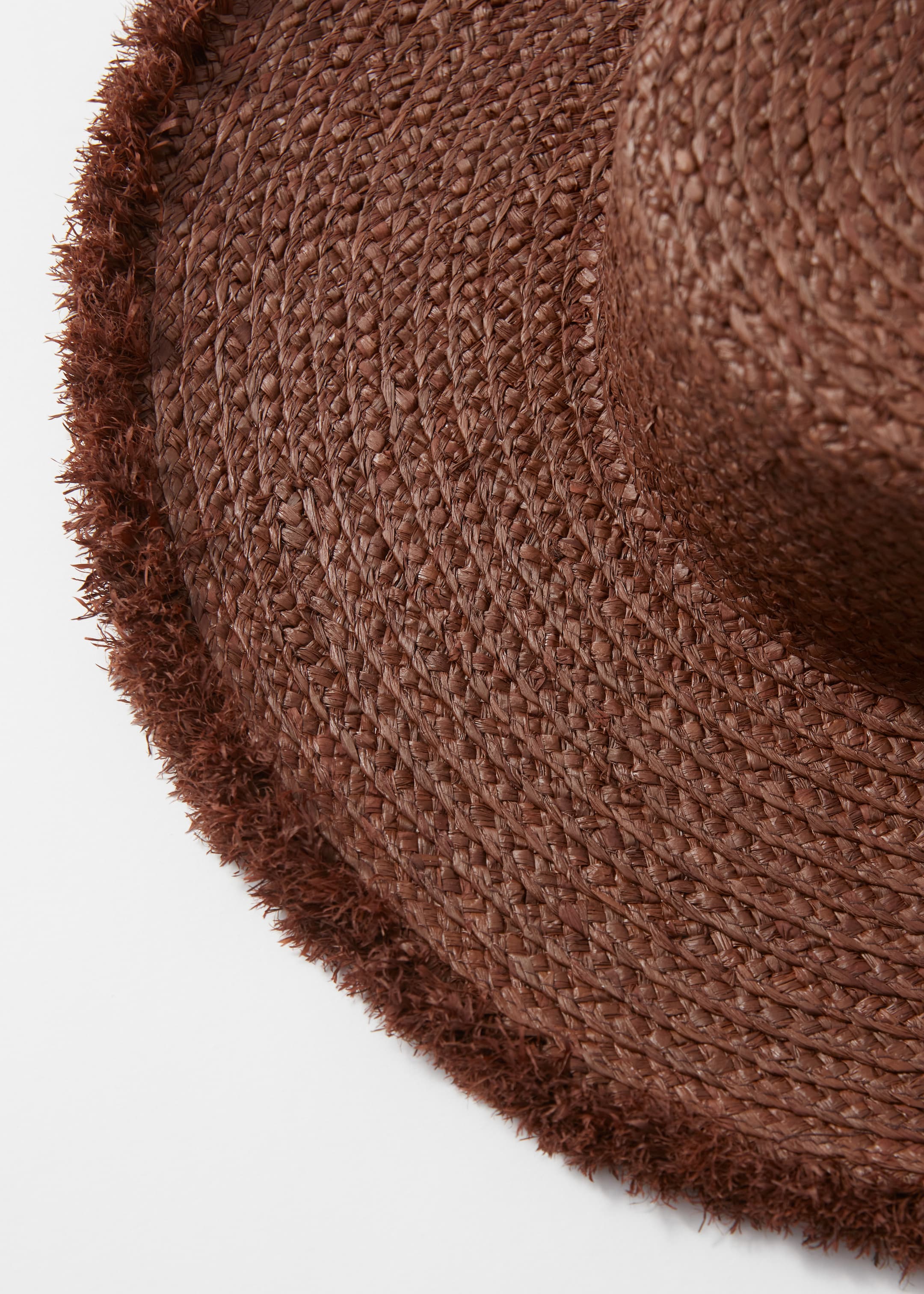 Agrandir l'image: Chapeau en raphia à franges - Marron foncé - FEMME | H&M FR 3