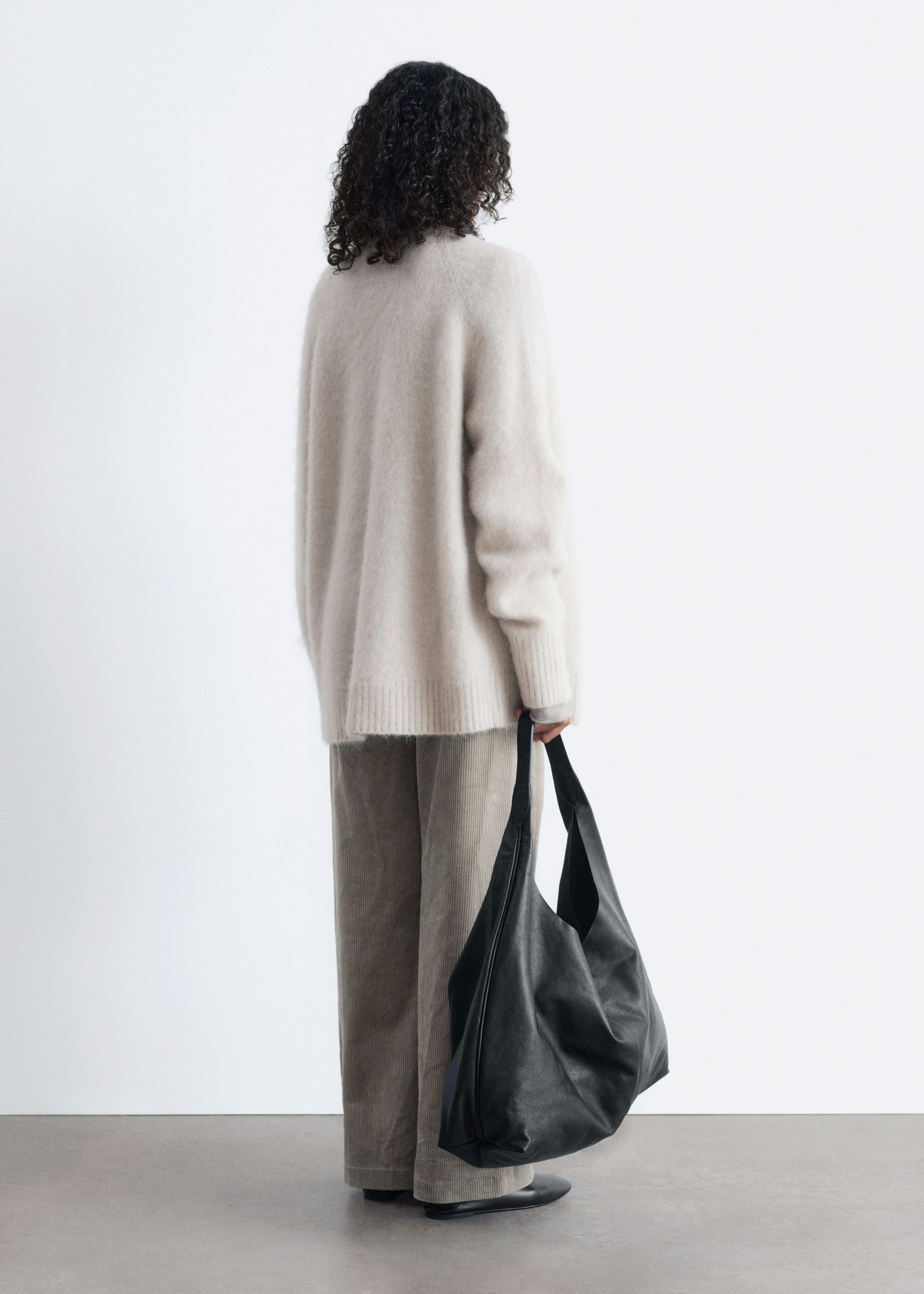 Image of Lange Strickjacke aus Mohair-Mix