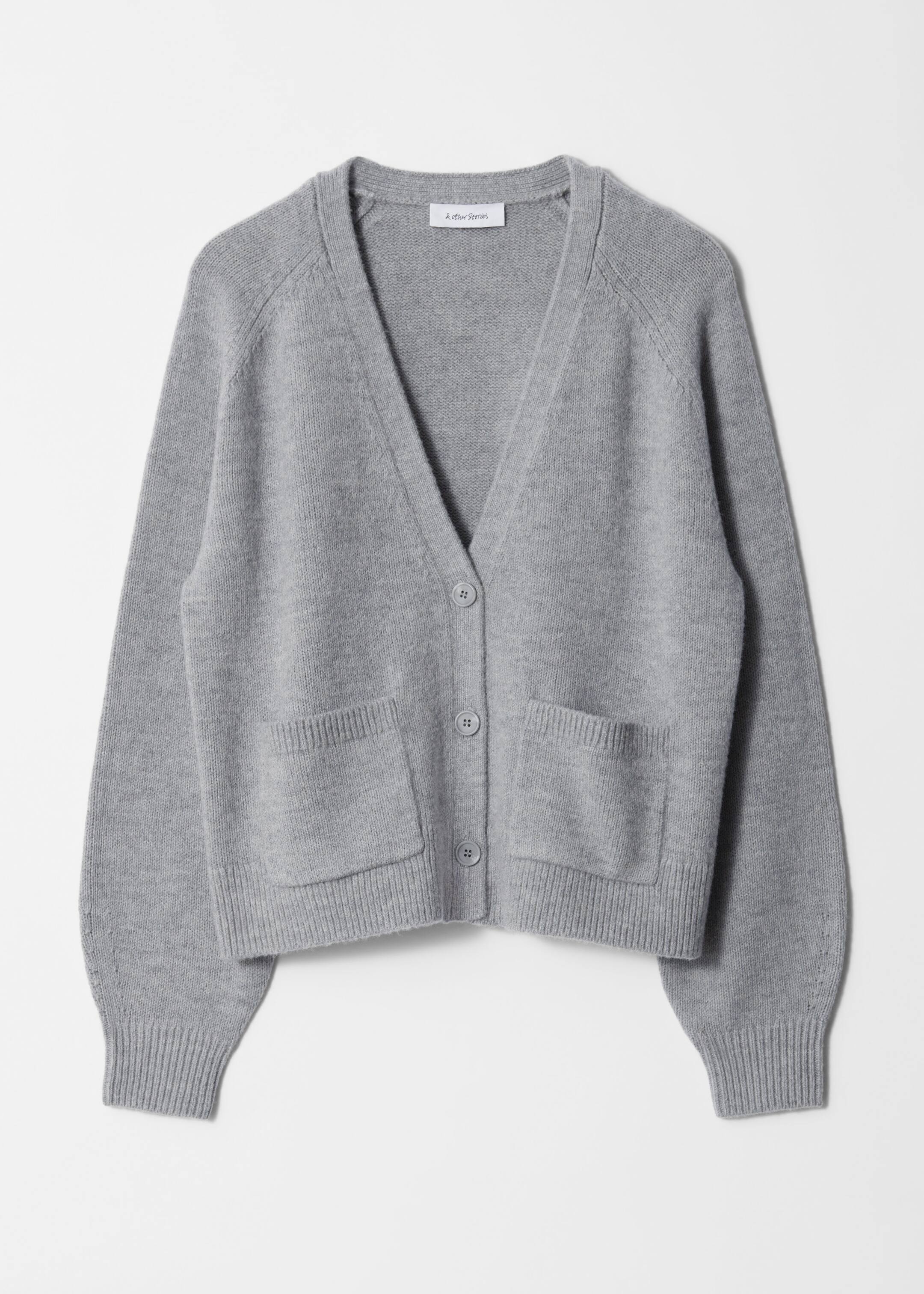 Ver imagen más grande: Cárdigan con bolsillo de parche - Gris - MUJER | H&M ES 7