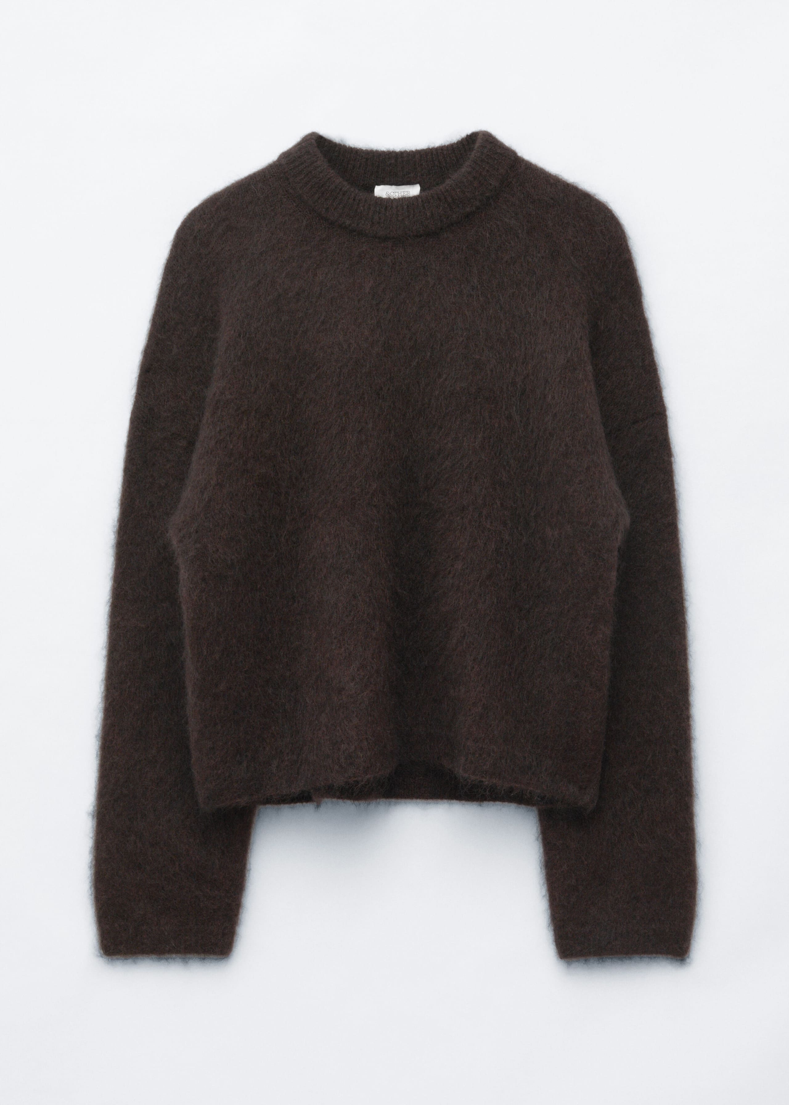 Mohair-Blend Jumper - Dark Brown - Still Life