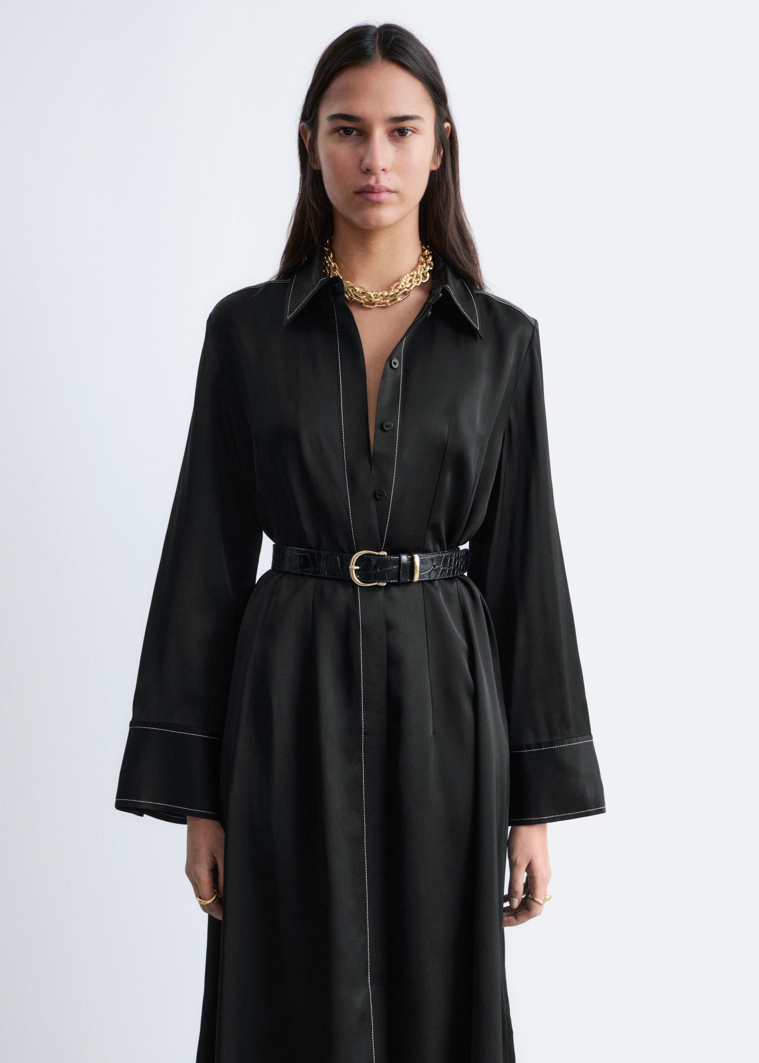 Image of Shirt Midi Dress