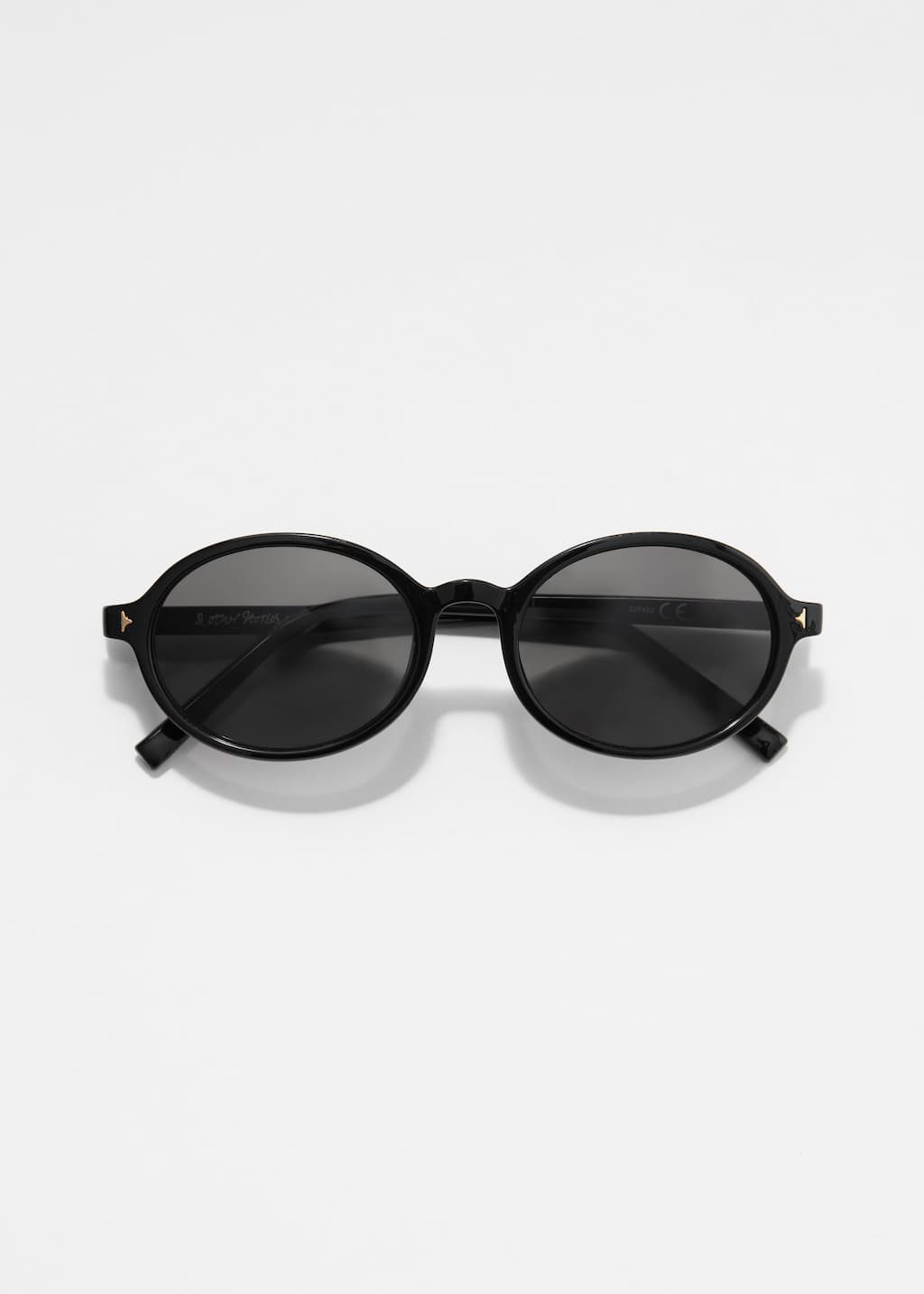 Image of Oval-Frame Sunglasses