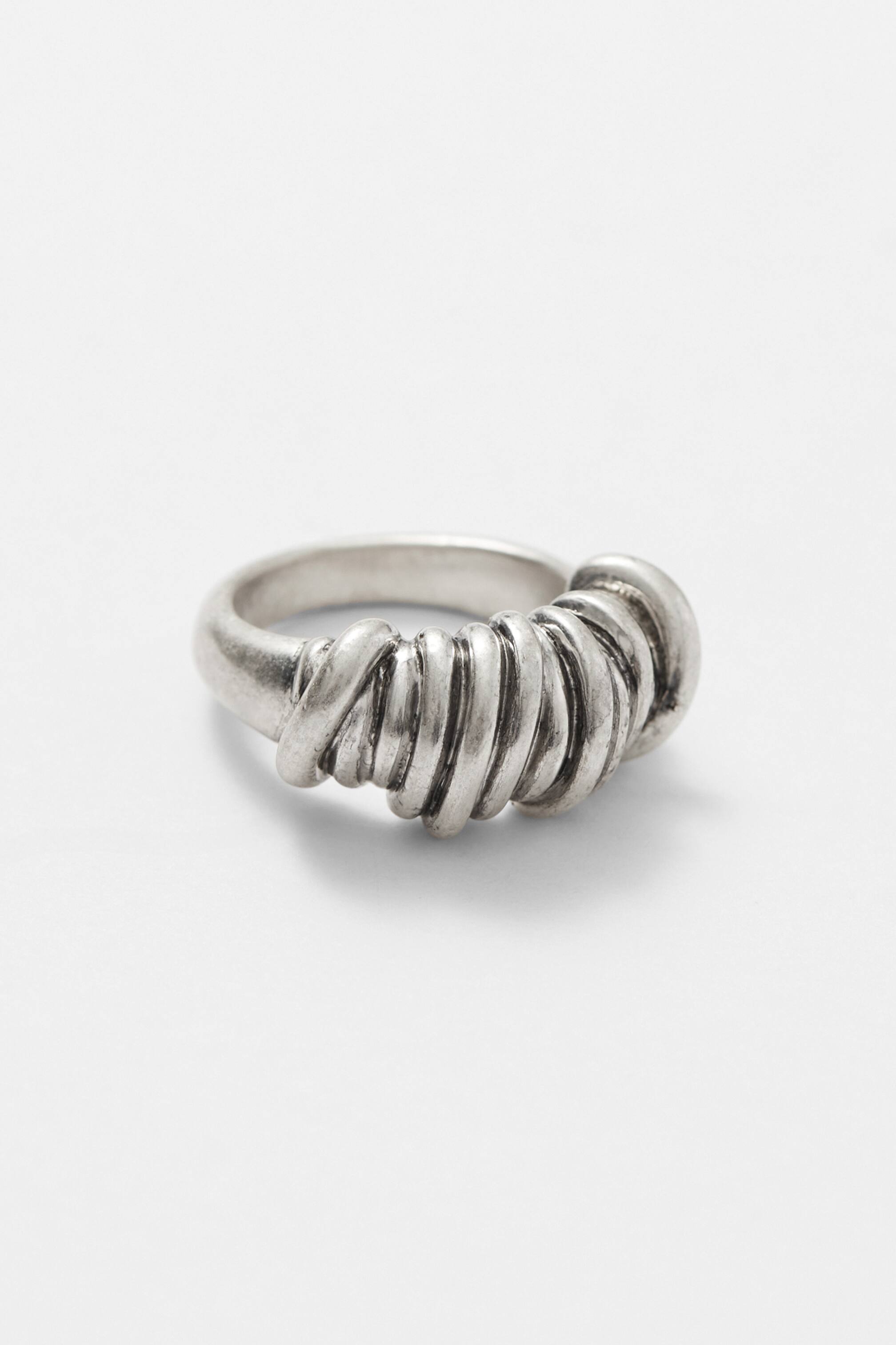 Grotere afbeelding bekijken: Ring met gelaagd draad - Zilver - DAMES | H&M BE 1