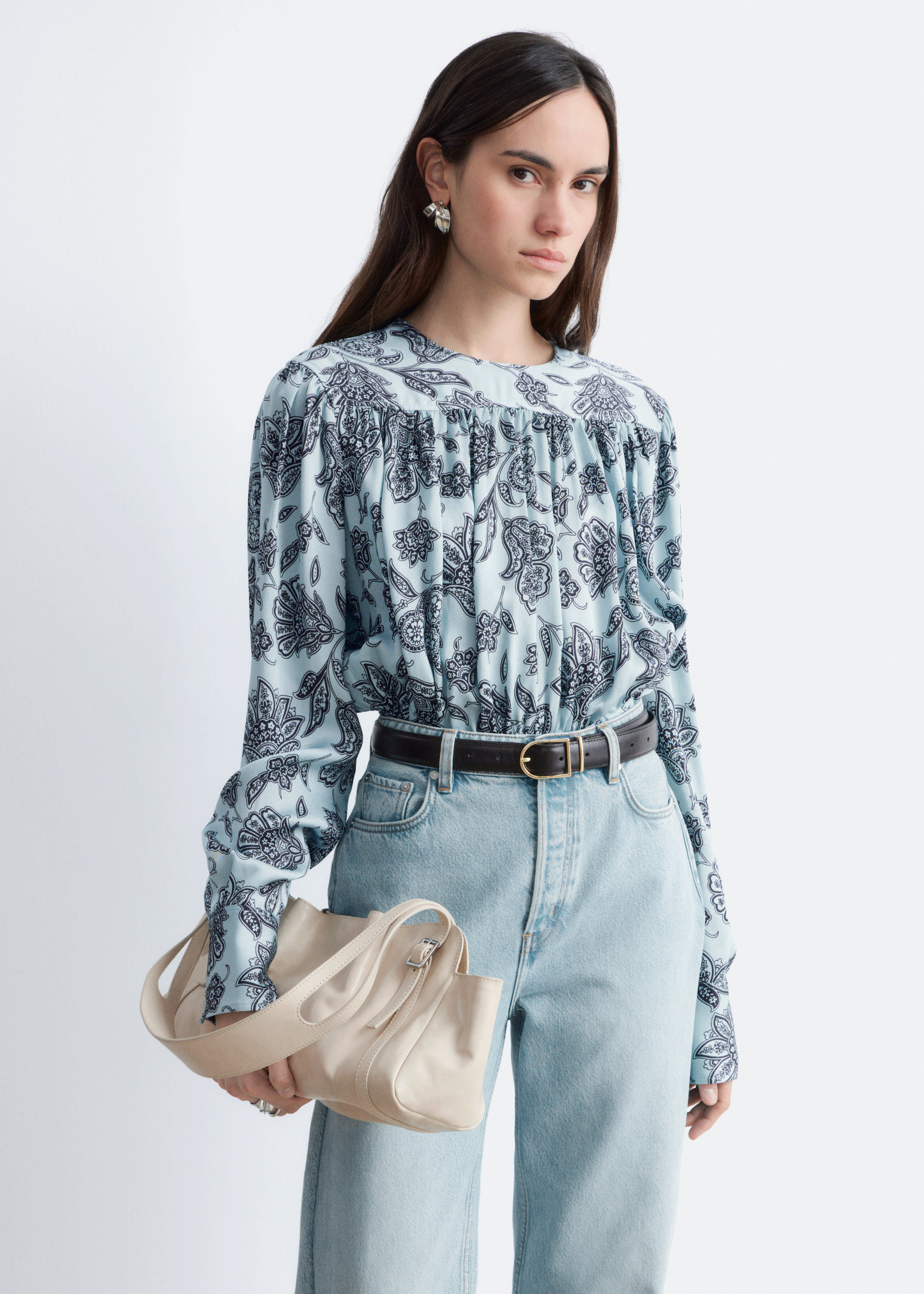 Gathered Blouse