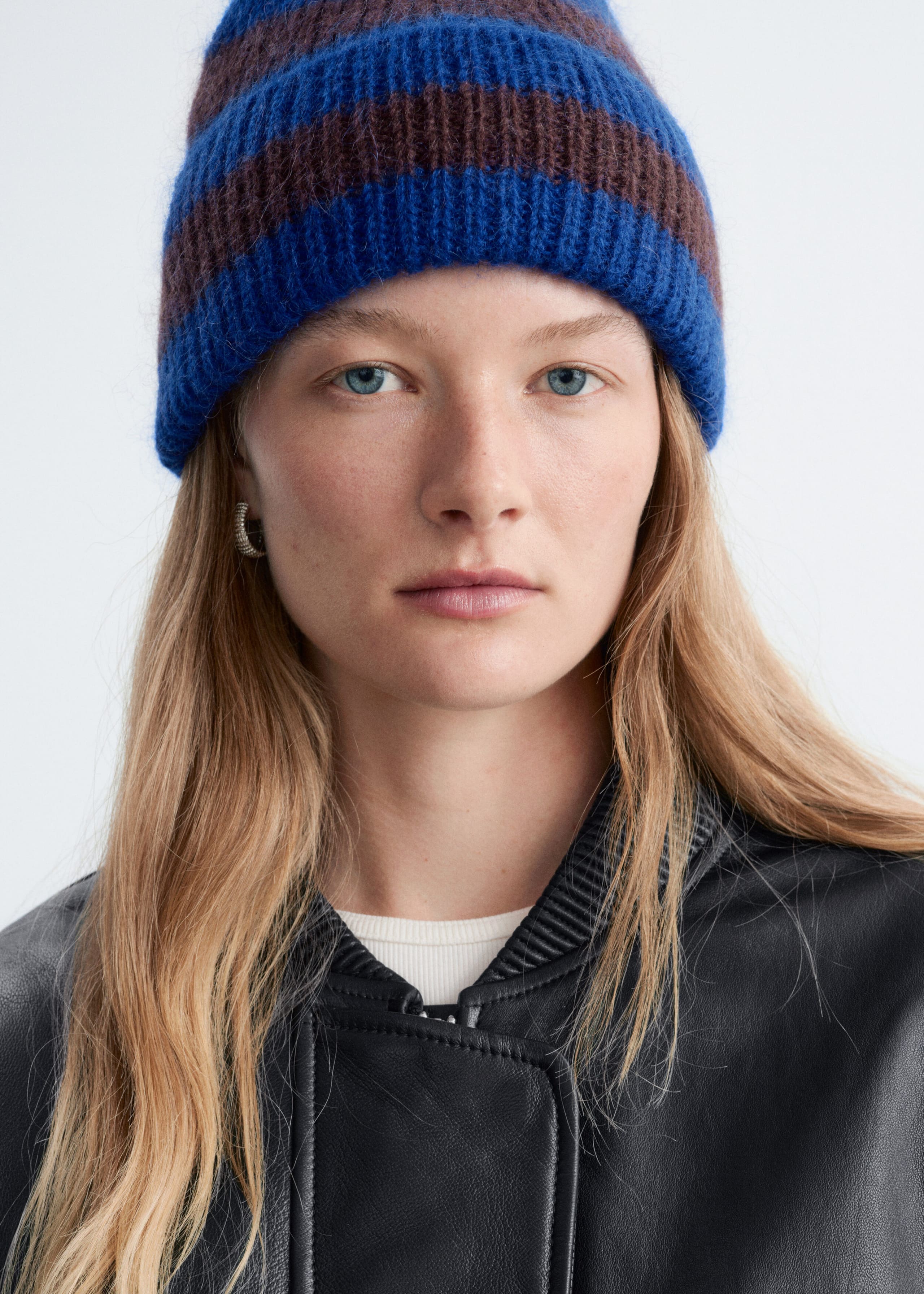 Berretto in misto lana - Mogano - Lookbook