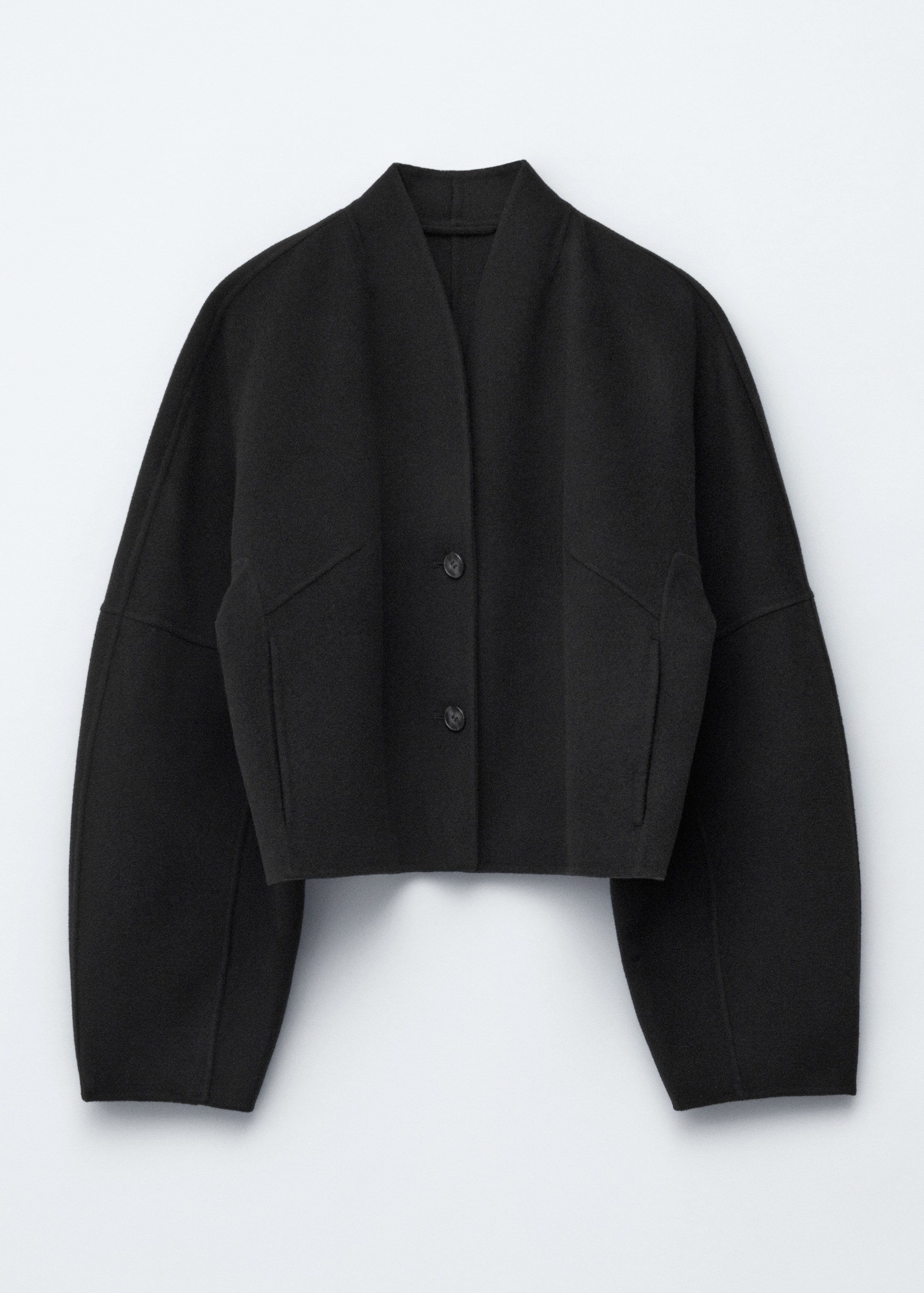 Agrandir l'image: Veste en laine doublée - Noir - FEMME | H&M FR 6
