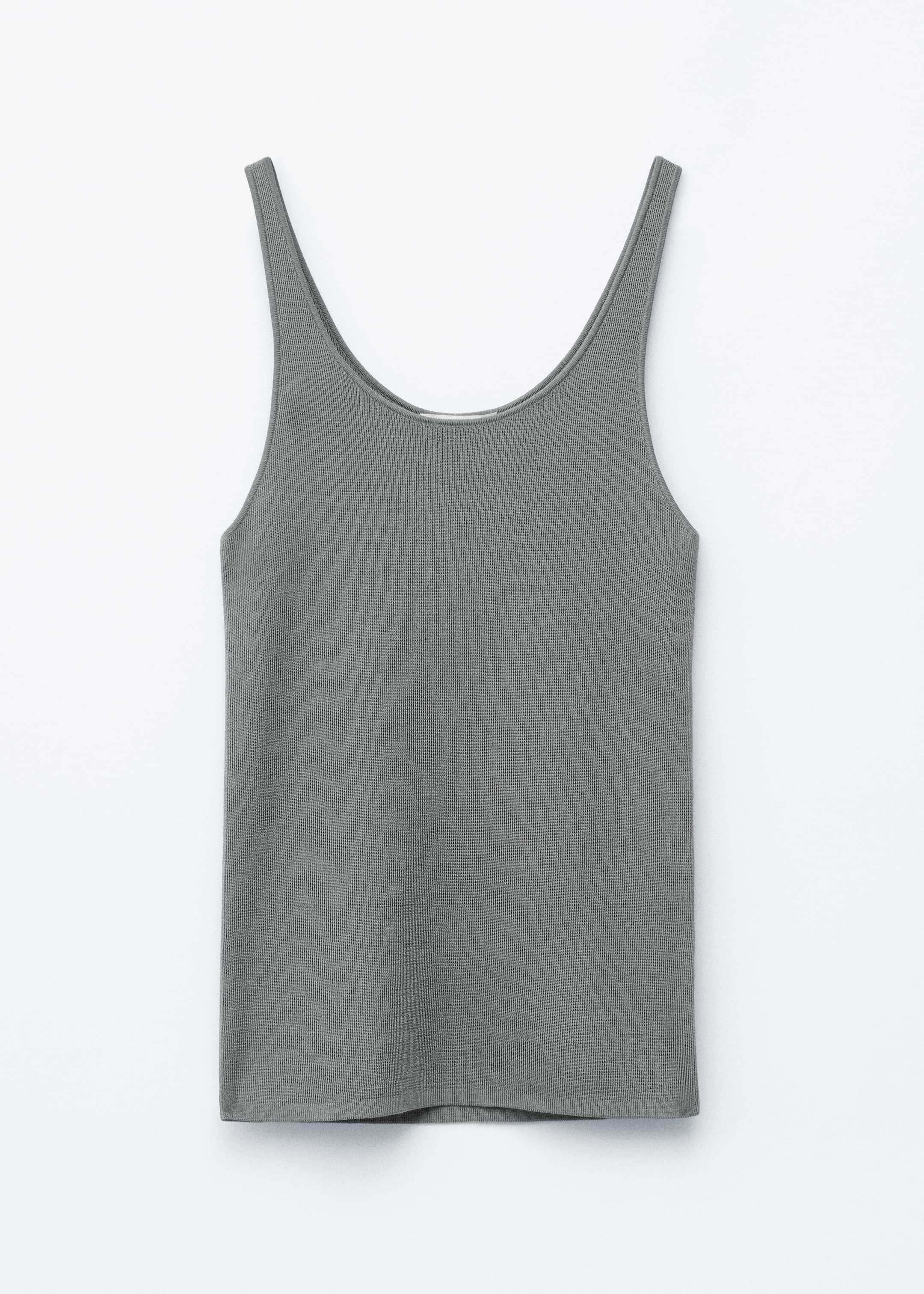 Agrandir l'image: Débardeur à encolure dégagée - Gris foncé - FEMME | H&M CH 1