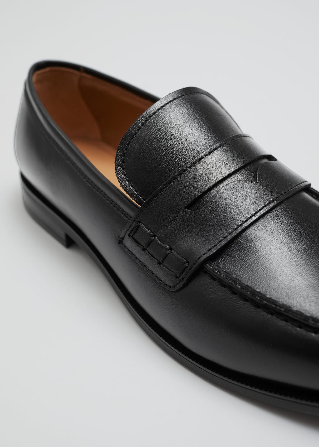 Image of Leather Penny Loafers