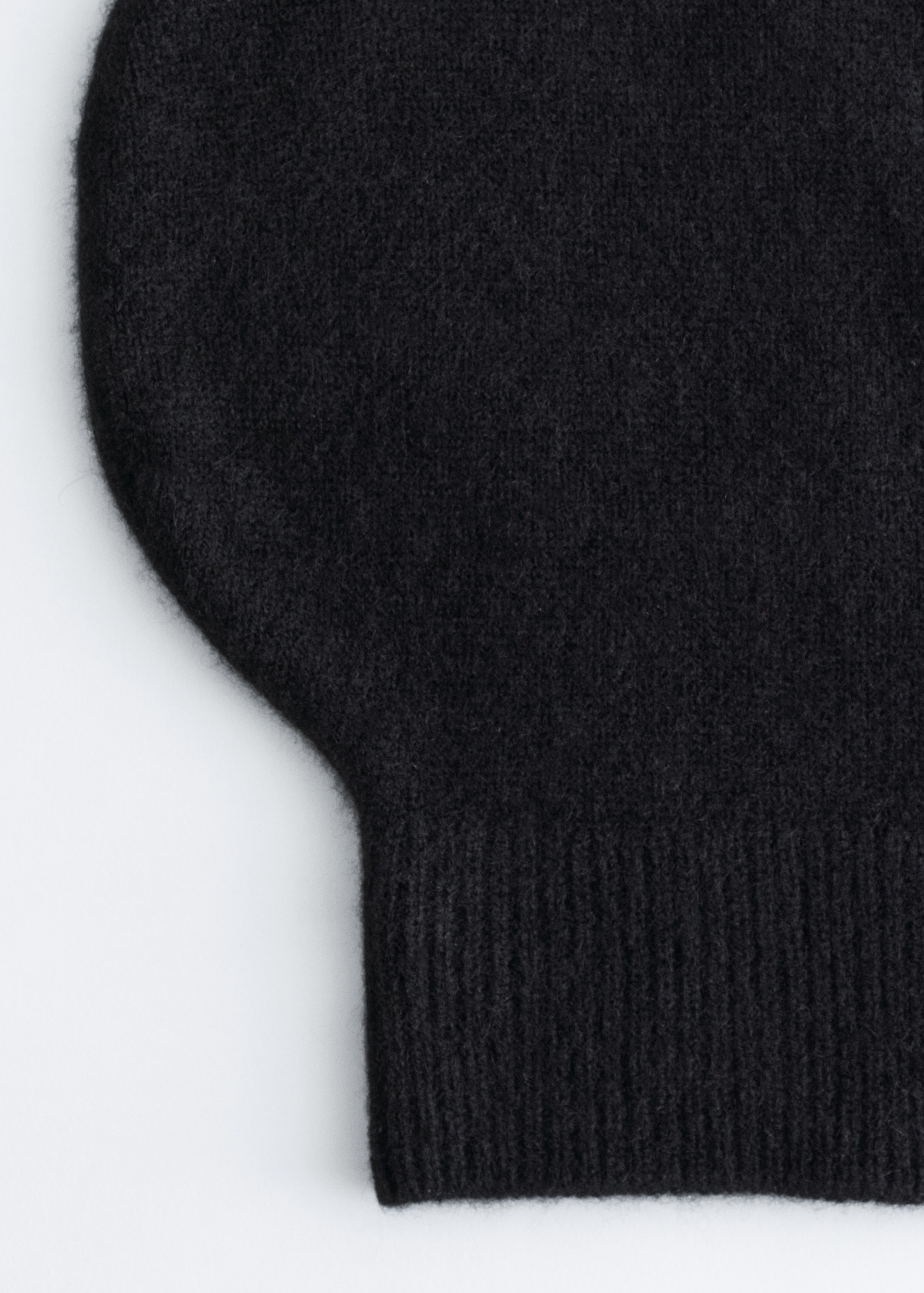 Vezi imaginea mai mare: Fitted Cashmere Hood - Negru - FEMEI | H&M RO 4
