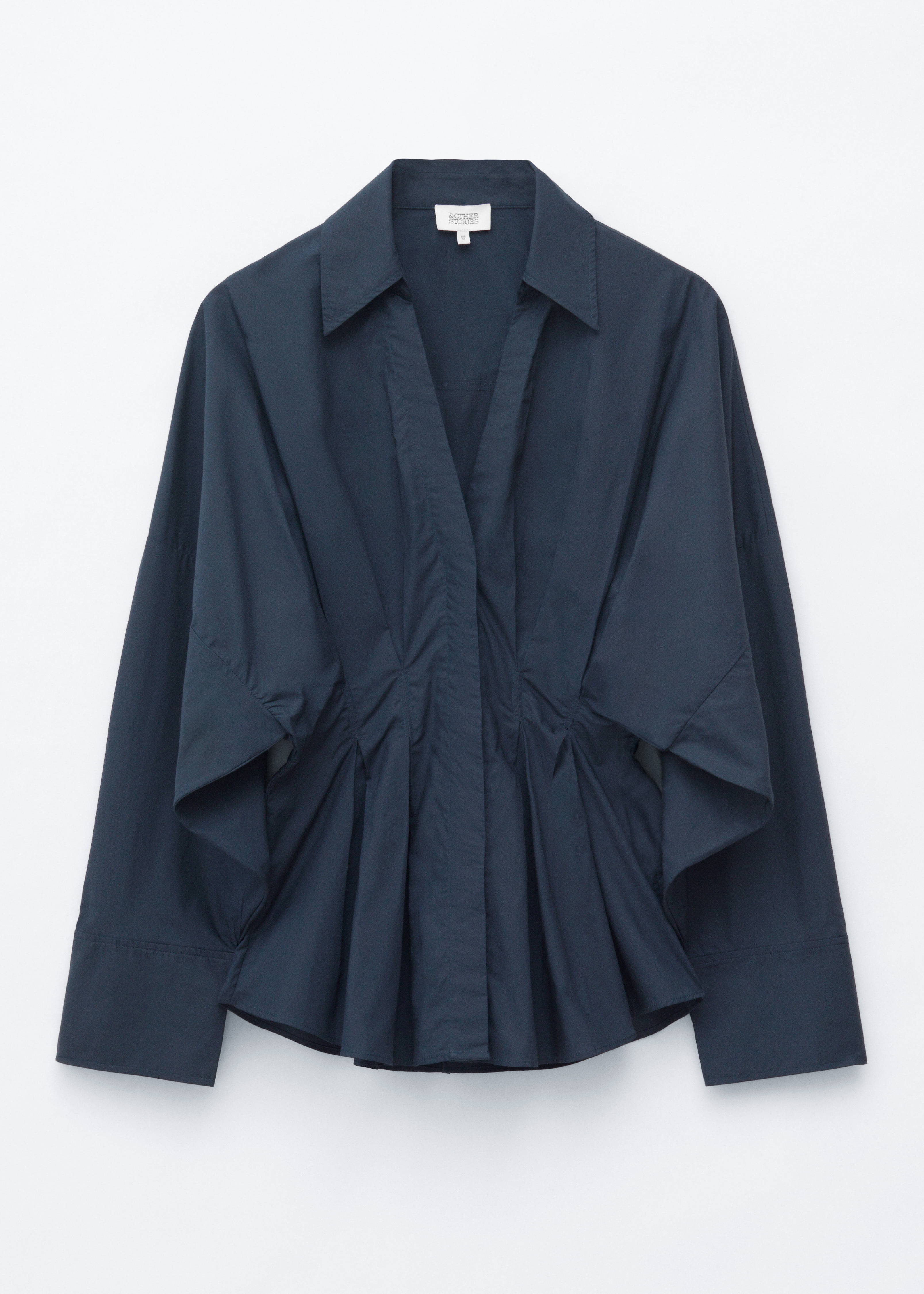 Chemise ajustée en coton - Bleu foncé/Blue/White/Gris/Rose/Blanc/Marron foncé