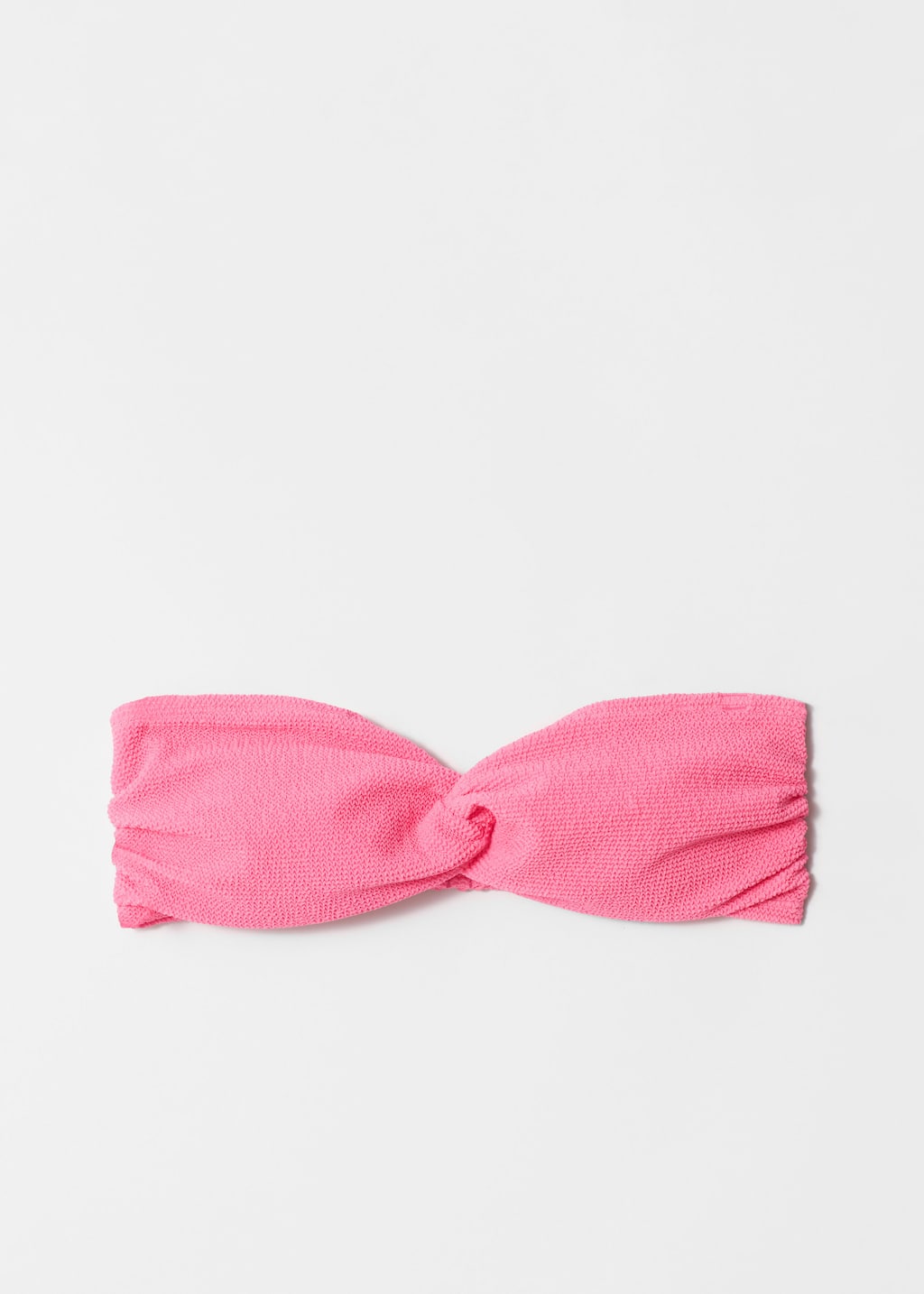 Image of Strukturiertes Bandeau-Bikinioberteil