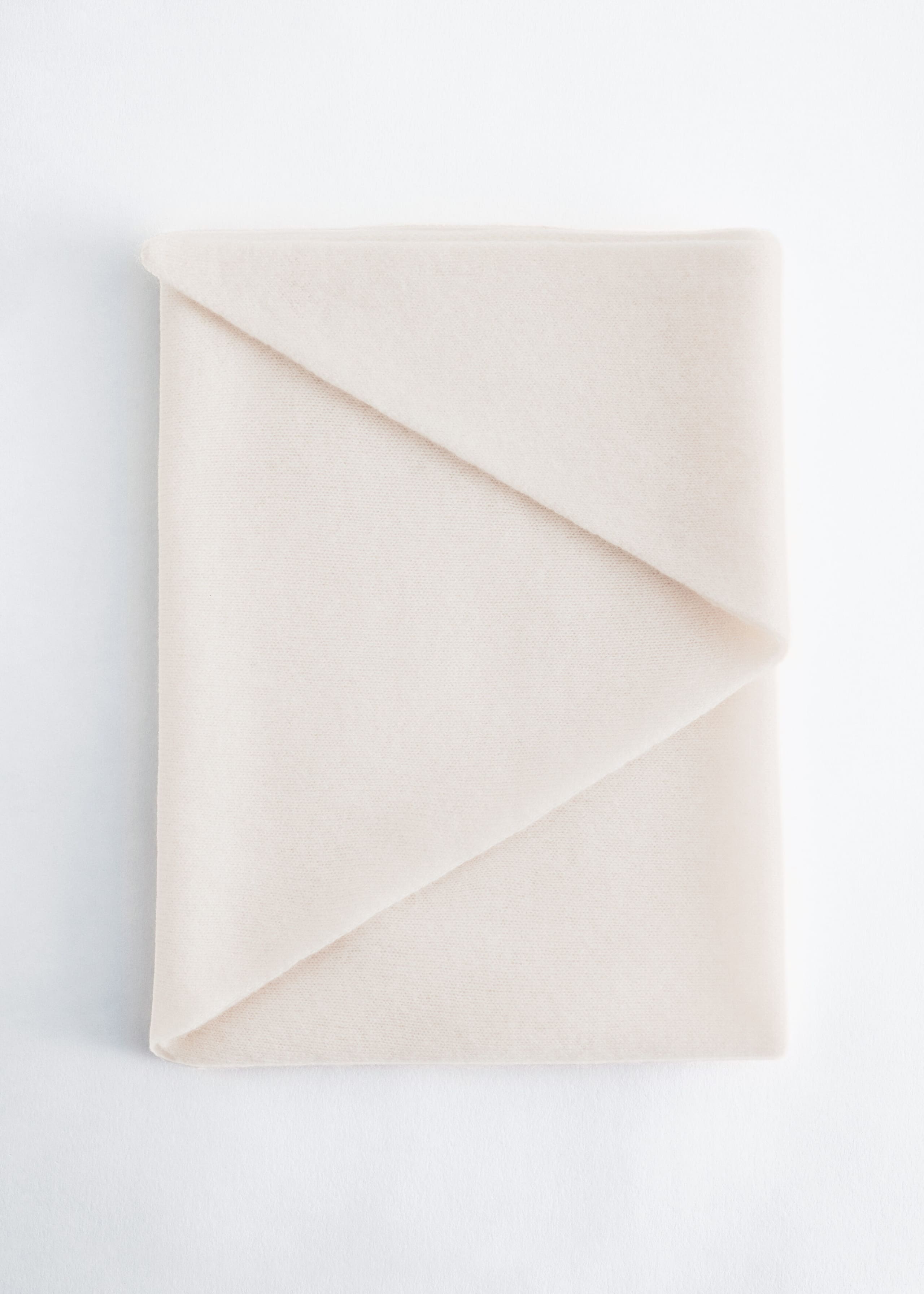 Cashmere Scarf - White - Still Life