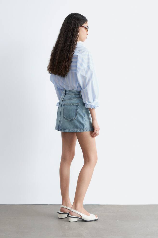 Minifalda vaquera - Azul claro - 6