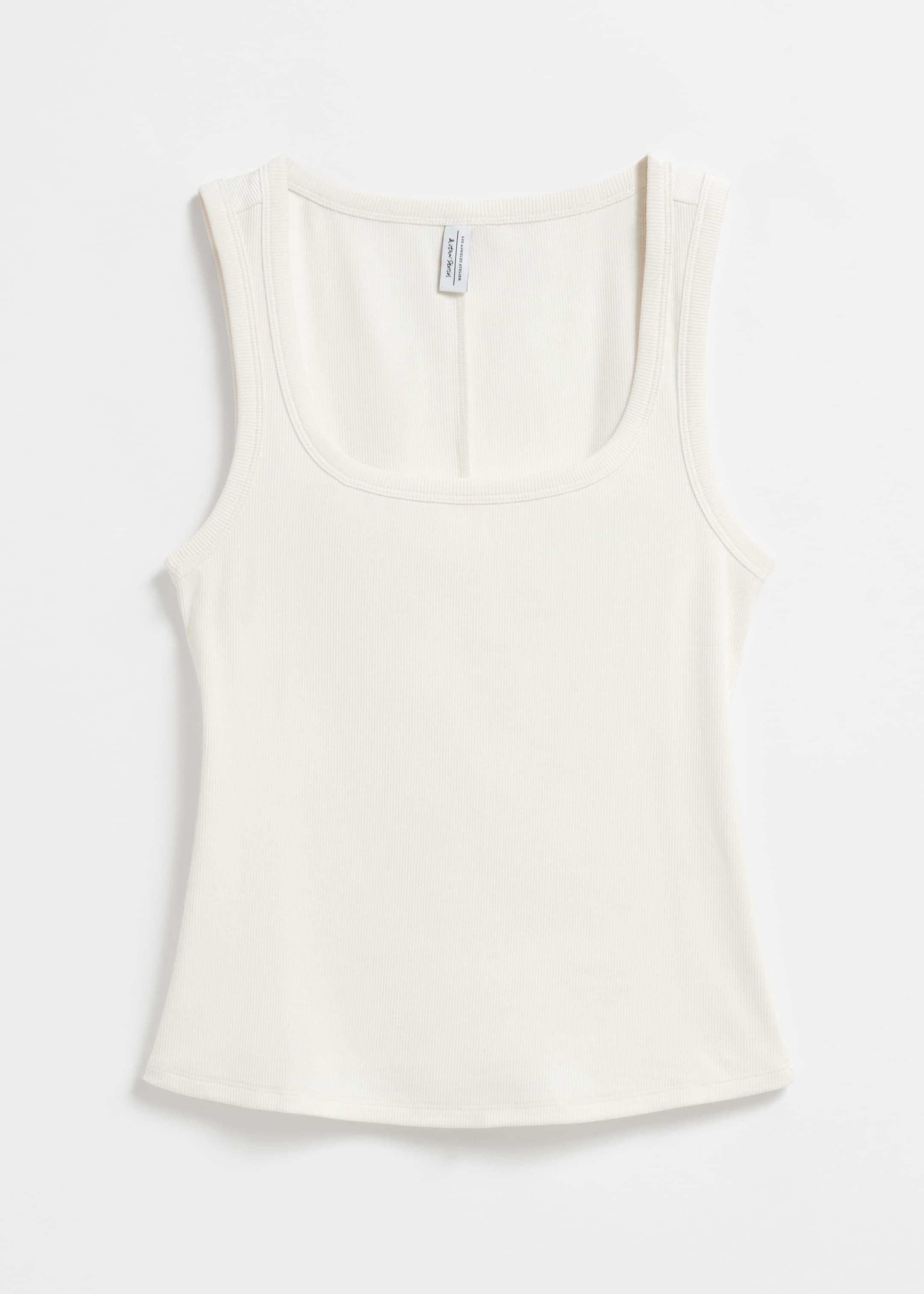 View larger image: Ribbed Tank Top - White - Ladies | H&M GB 1