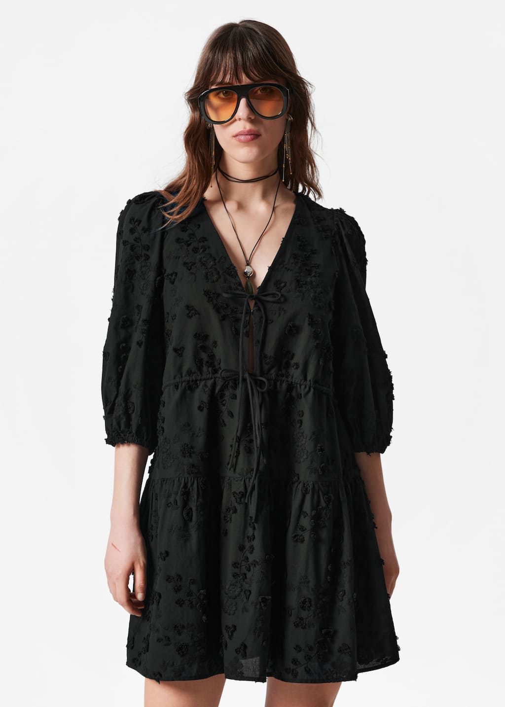 Image of Minivestido bordado