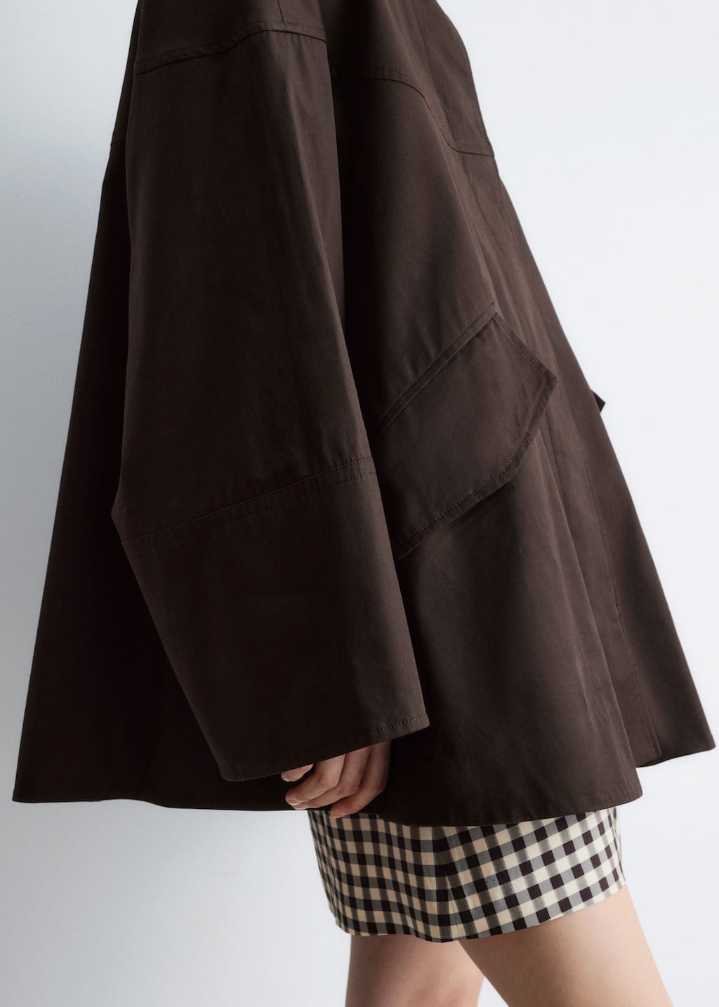 Image of Oversized A-line Country Jacket